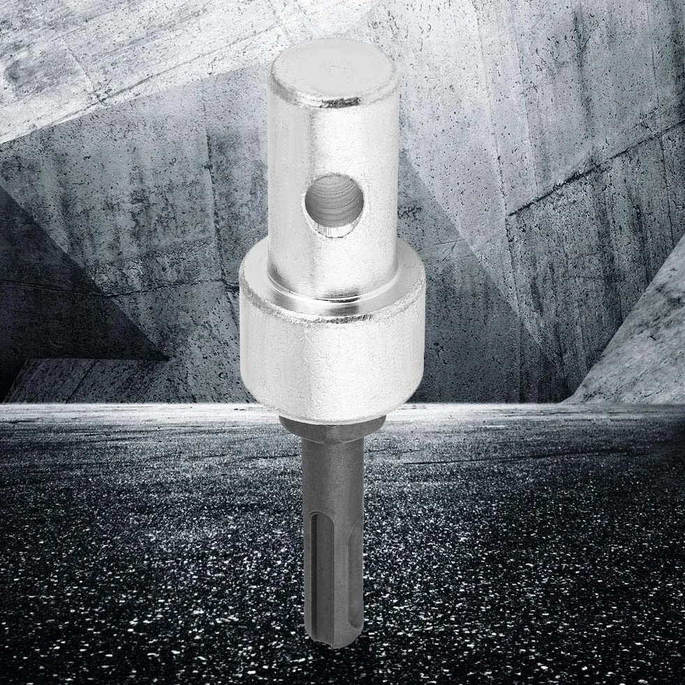 Adapter do wiertarki ziemnej, złącze wtykowe do wiertarki elektrycznej, trwałe, praktyczne, 2 gniazda, stabilne, 2 otwory dla majsterkowiczów, wytrzymałe, profesjonalne pracowniki