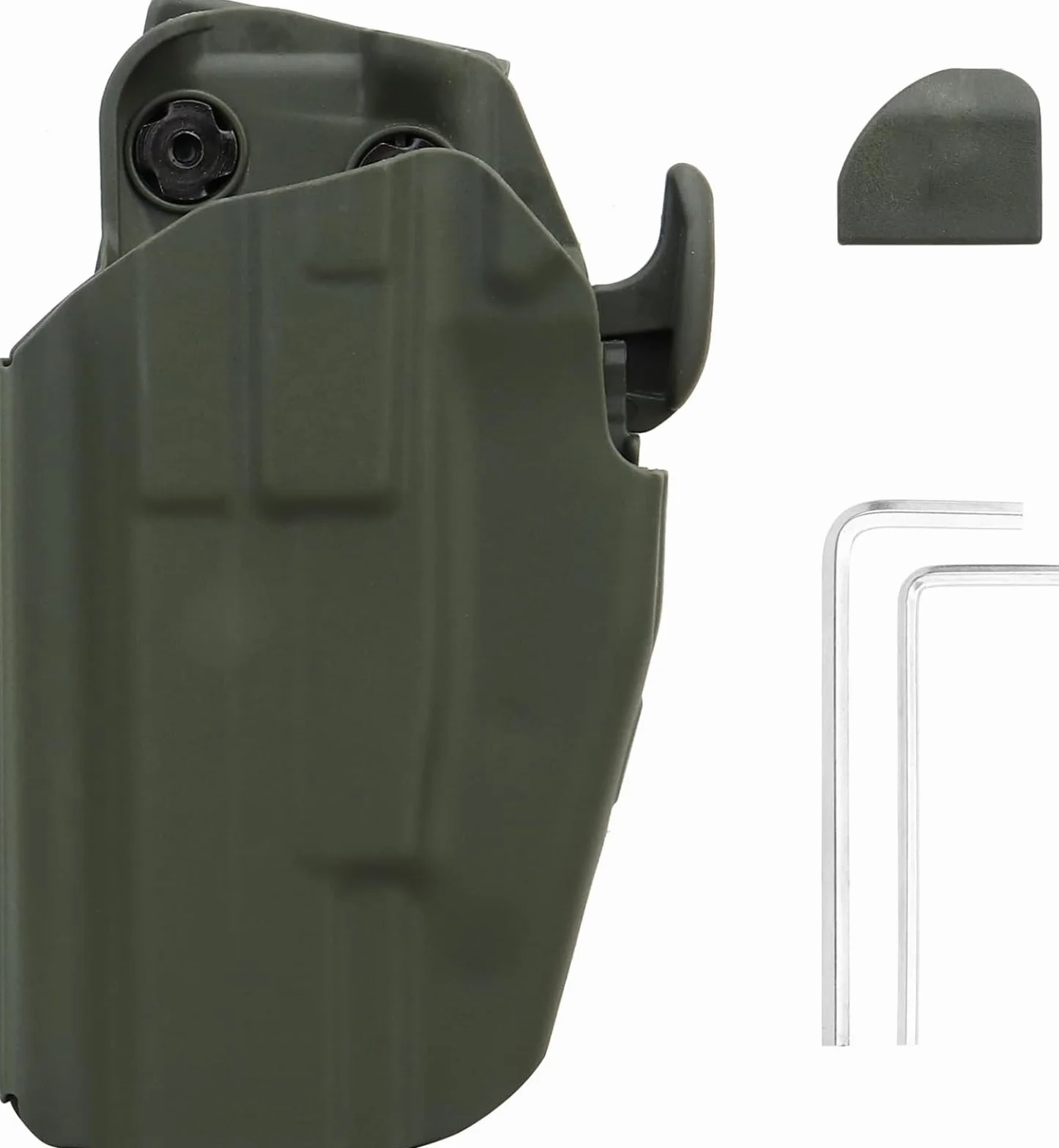 Kabura Taktyczna Lewa Prawa Do Pistoletu Glock 17 20 21 22 31 H&K VP40 45 S&W M&P 22 45 9mm SIG P225 Taurus PT24 PT809 PT840 Lewa Zielona