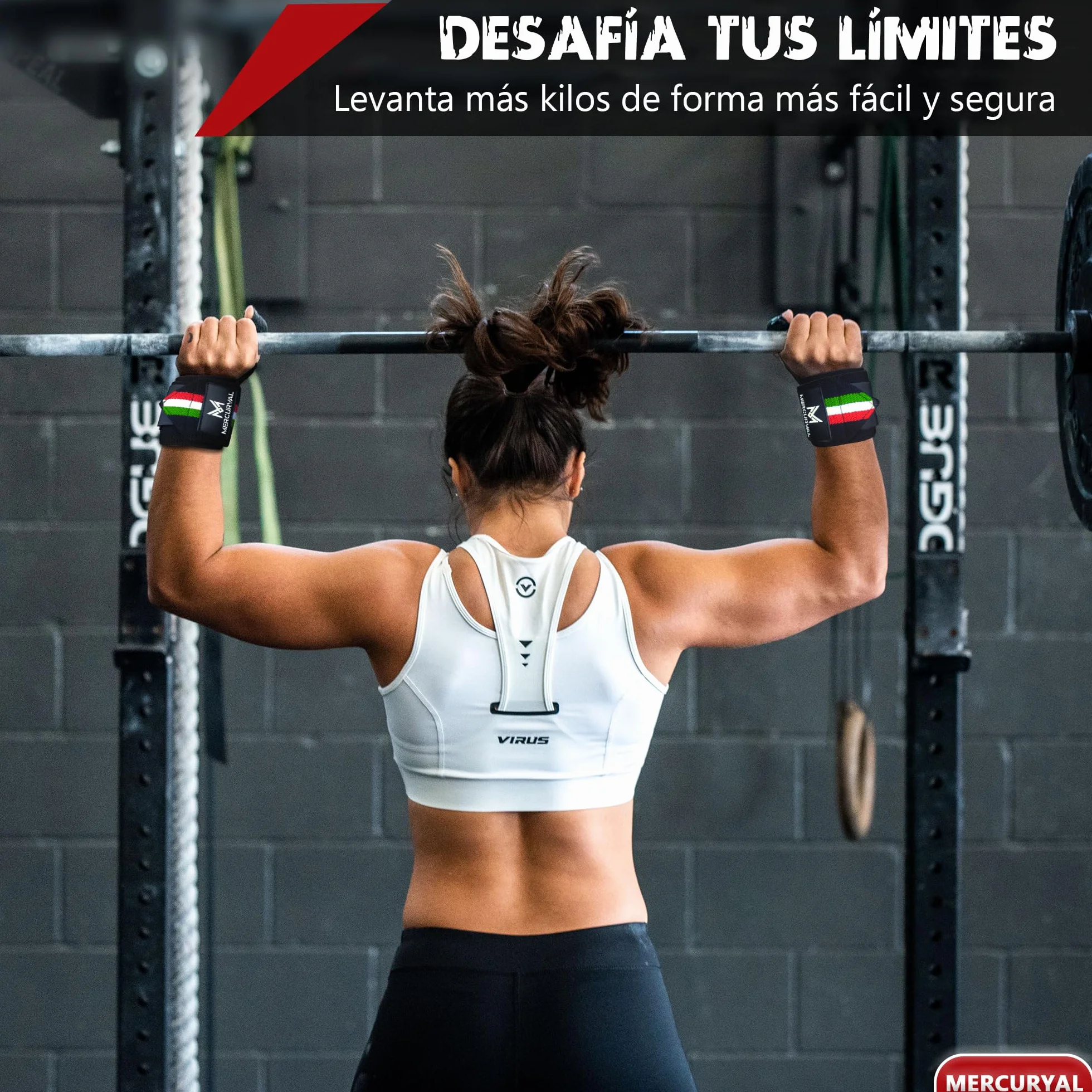 MERCURYAL 2 Wrist Opaski na nadgarstki Crossfit – Nowy zaawansowany Włochy – Akcesoria fitness – Wrist Okłady sportowe dla mężczyzn i kobiet