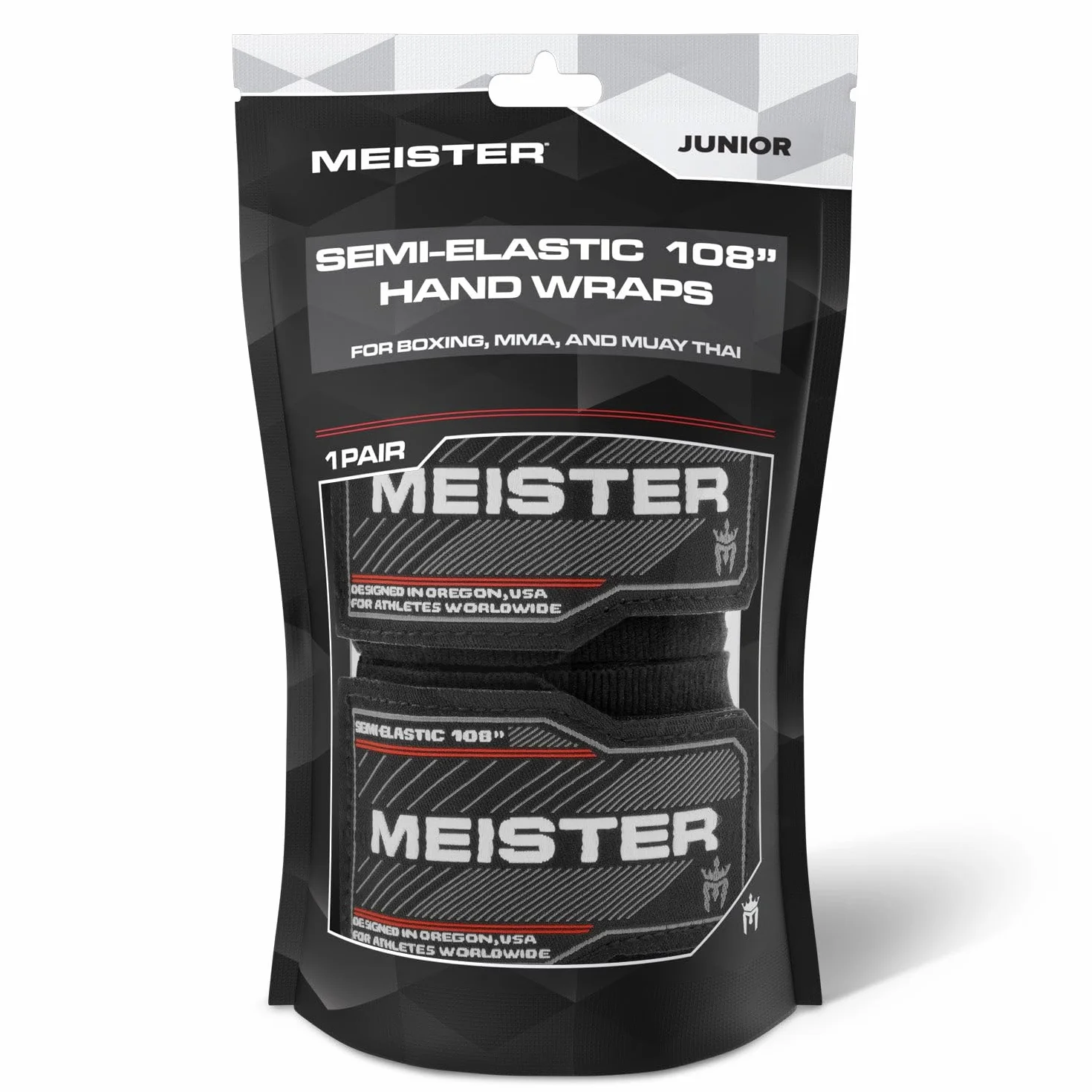 Meister Junior Semi-Elastic Bandaże 108" 274 cm do MMA i boksu para