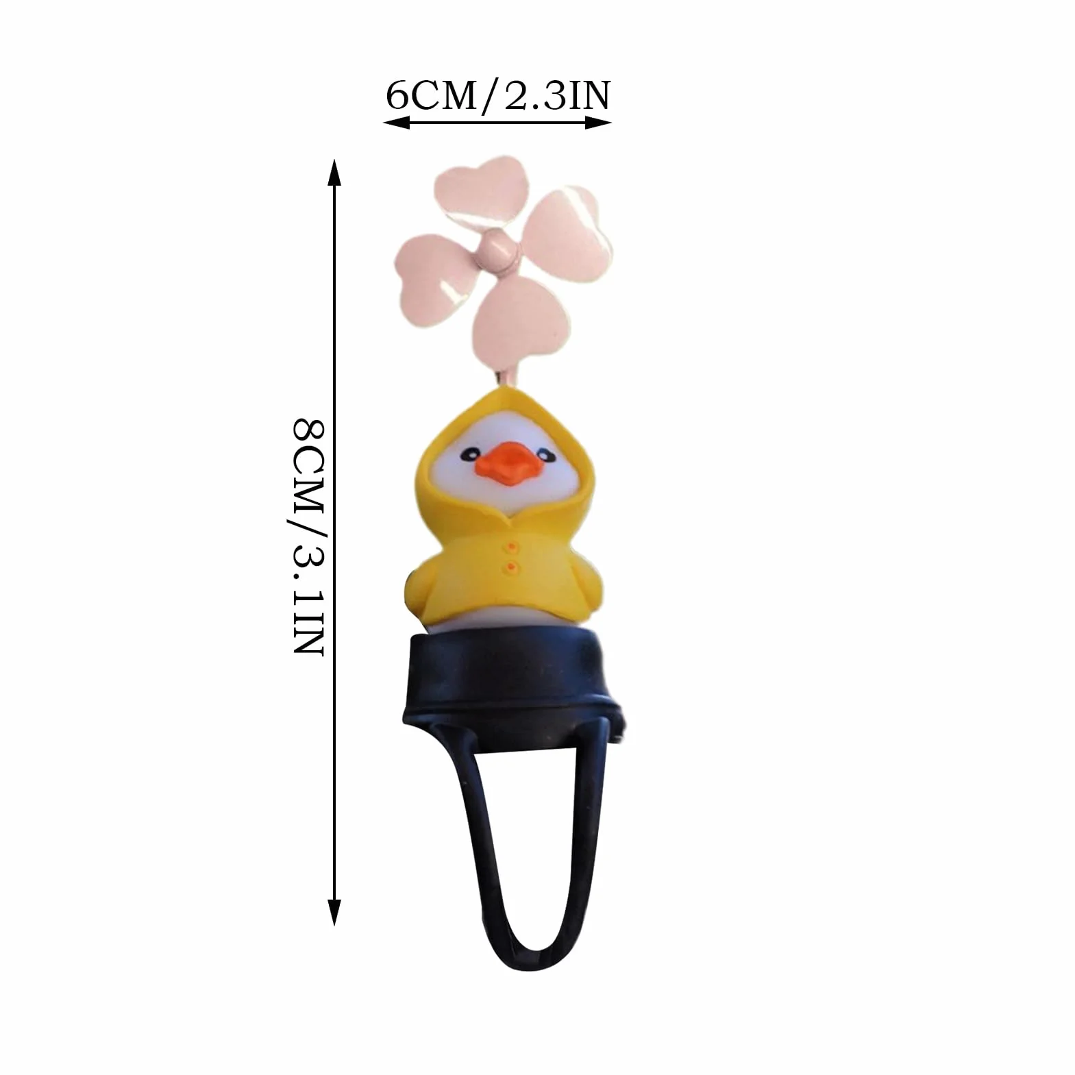 Bicycle Dashboard Decor Windmill Handlebar Ornament Cute Sturdy Weather-Resistant 3.15x2.36 inches