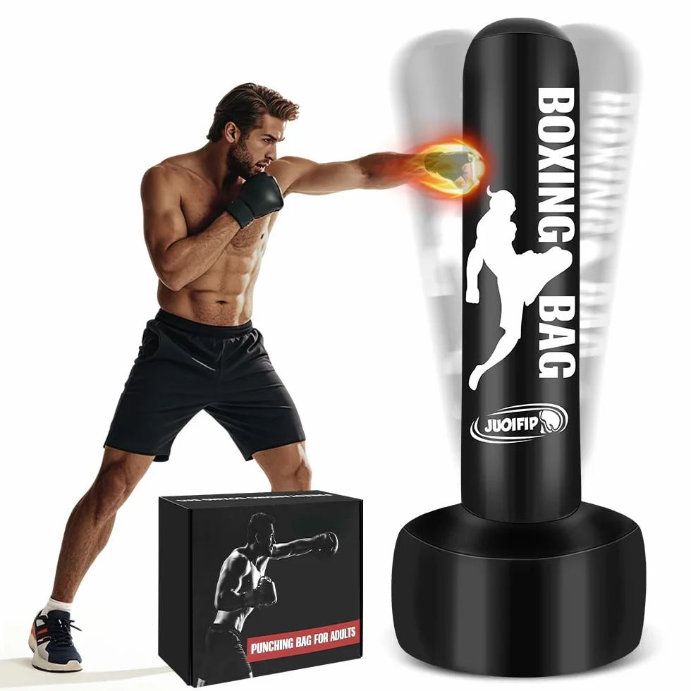 Worek bokserski 180 cm nadmuchiwany stojący do MMA Muay Thai Fitness