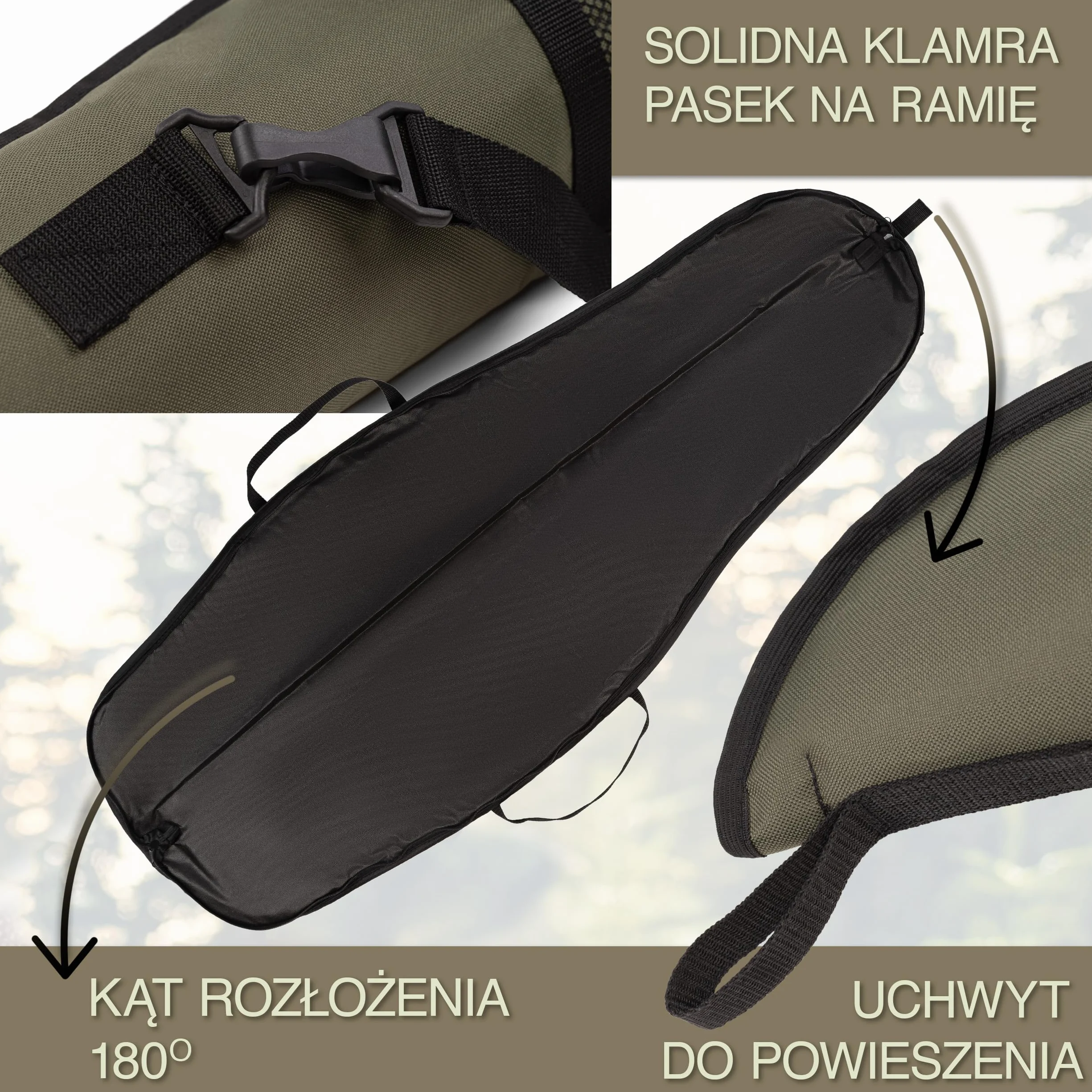 Futerał na karabin 120 x 23 x 5 cm Codura