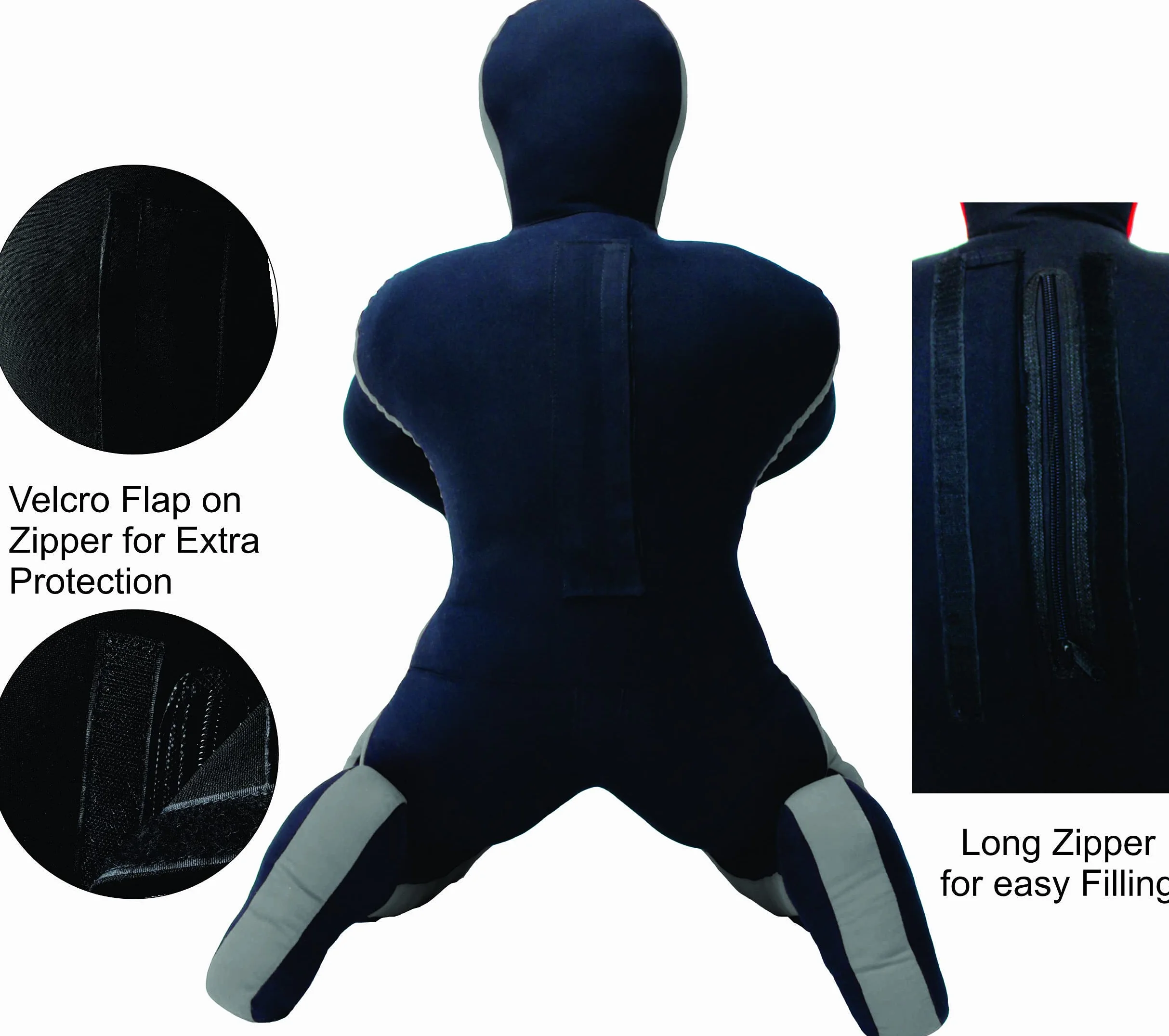 DAAN MMA Grappling Dummy Manekin BJJ 180 cm Czarny/Szary
