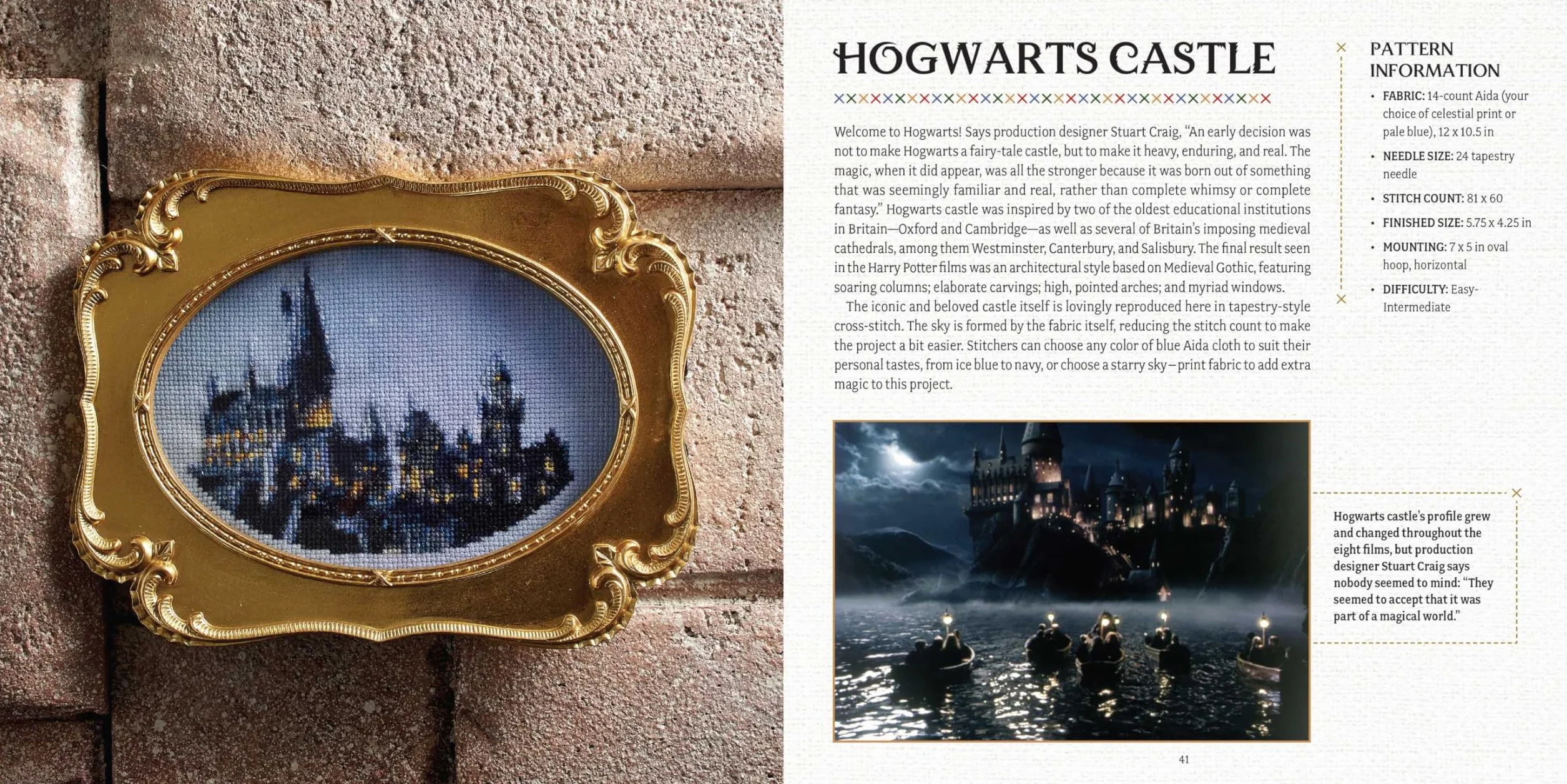 Harry Potter: The Official Hogwarts Book of Cross-Stitch