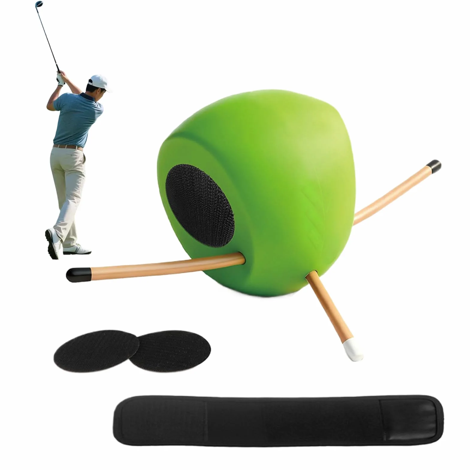 The Connector Golf, ulepszające pozycjonowanie dłoni, inteligentna piłka golfowa pomoc treningowa, dla golfistów uderzających w podwórko dla kobiet mężczyzn sportów na świeżym powietrzu dla