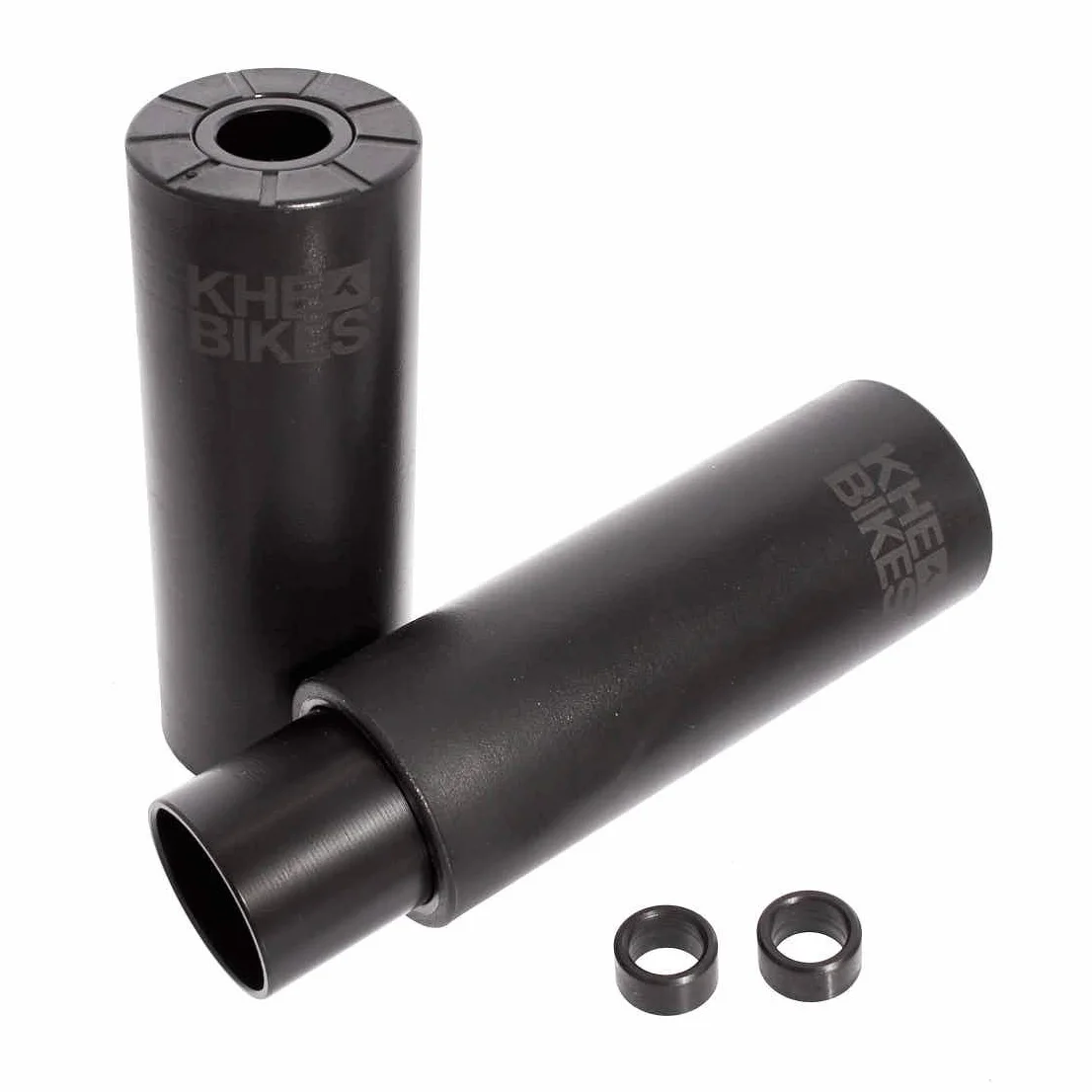KHE 2ND PRO BMX Pegs CrMo rdzeń z włókna nylonowego 10 mm 14 mm czarny para