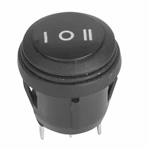 Przełącznik kołyskowy 5 szt., SPST ON/OFF/ON 3-pinowy 3-pozycyjny przełącznik zatrzaskowy 10A/125V 6A/250V wodoodporny mini przełącznik do samochodu łodzi