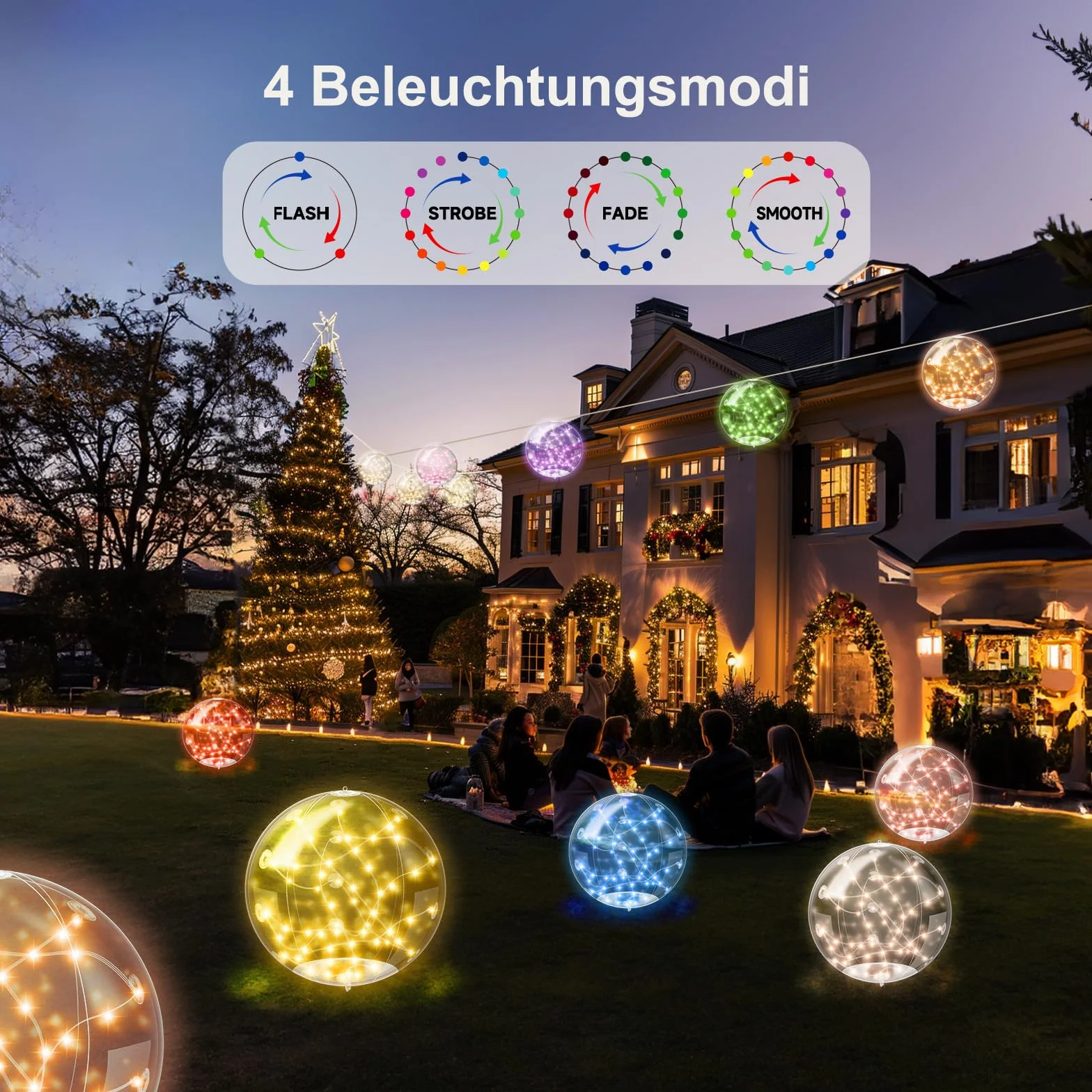 Podświetlacze Basenowe, 2 Sztuki Solarne Oświetlenie Basenu 37cm Pływające Kule Ip68 Wodoodporne Nadmuchiwane Światła Zasilane Energią Słoneczną, 16 Kolorów z Pilotem Do Nocnych Na Basen