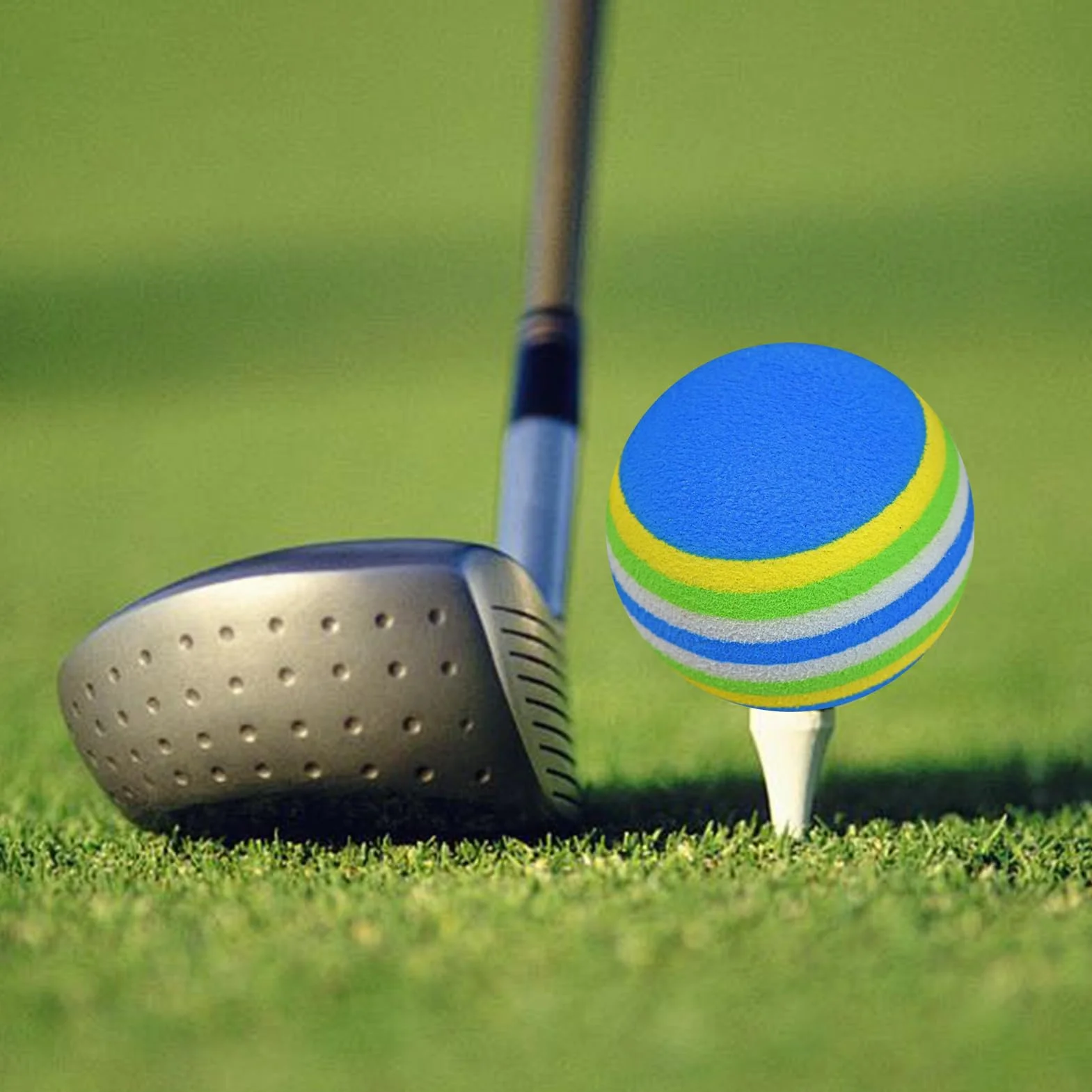 Generisch pianka EVA do ćwiczeń golfowych 10 x piłeczka treningowa