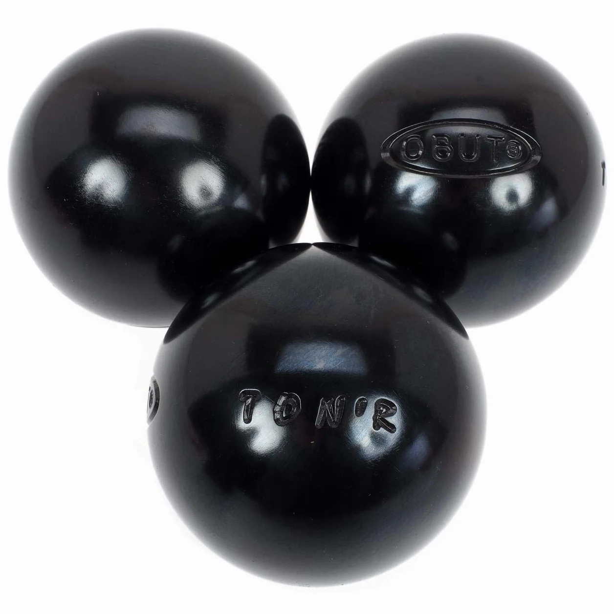 Obut Ton.r Tendre 76 mm Kulki petanque Czarne