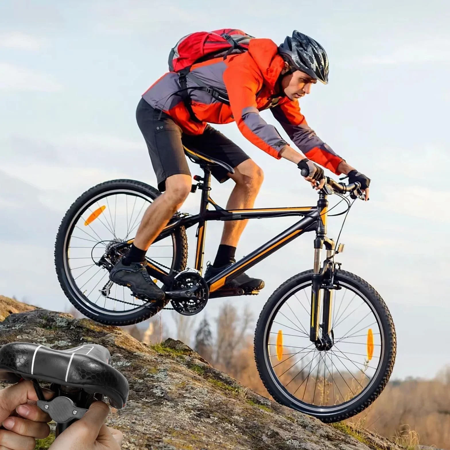 Uchwyt rowerowy AirTag ochrona przed kradzieżą ukryty zestaw montażowy