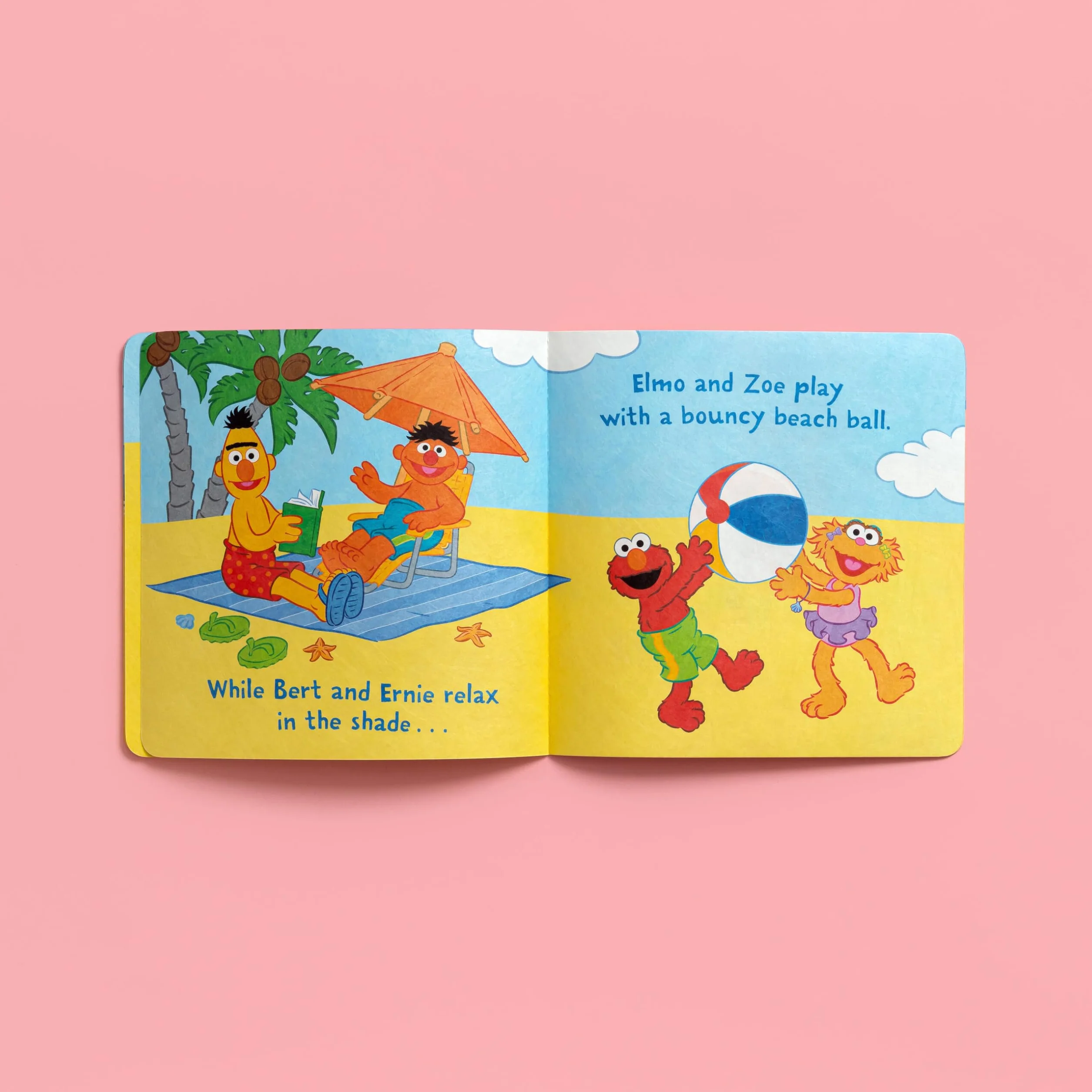 Indestructibles: Sesame Street: Beach Day: Chew Proof - Rip Proof - Nontoxic - 100% Washable (Book for Babies, Newborn Books, Safe to Chew)