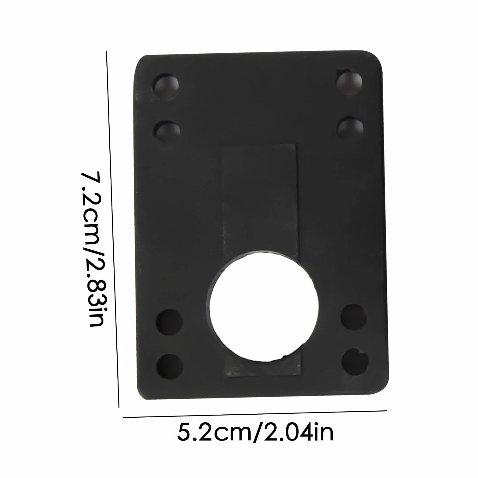 Generico Deskorolka Shock Pads, Angle Wedge Riser Pads. Rubber Deskorolka Pads. Podk?adki zapobiegawcze Wheelbite Prevention Pads. Absorbers Deskorolka Riser Pads ?kka guma 72 x 52 mm / 2,83 x 2,05