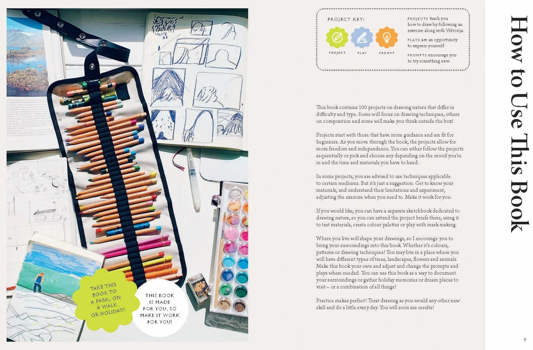 Drawing Nature: 100 Prompts, Projects and Playful Exercises