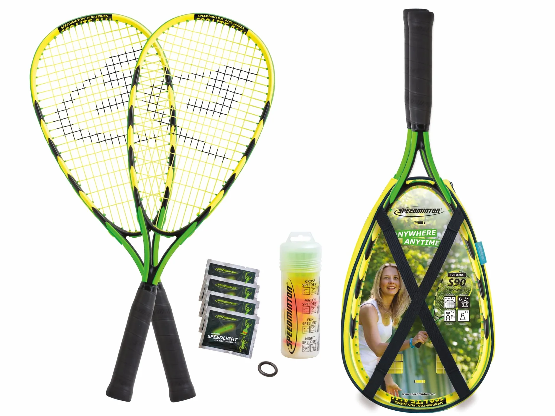 Speedminton Zestaw S90 w X-Back Pack
