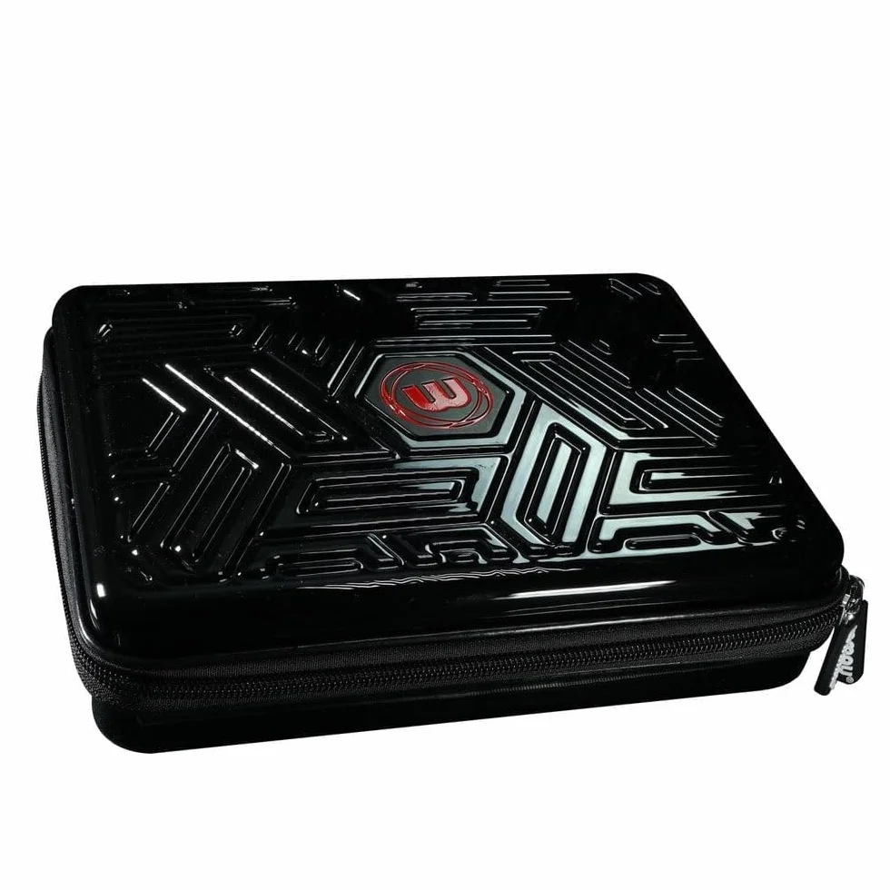 WINMAU Armor Darts Wallet – etui na rzutki mieści w pełni zmontowane rzutki i akcesoria, odporne na uderzenia, bardzo trwałe i bezpieczne, Czarny, 24 x 18.5 x 6 cm