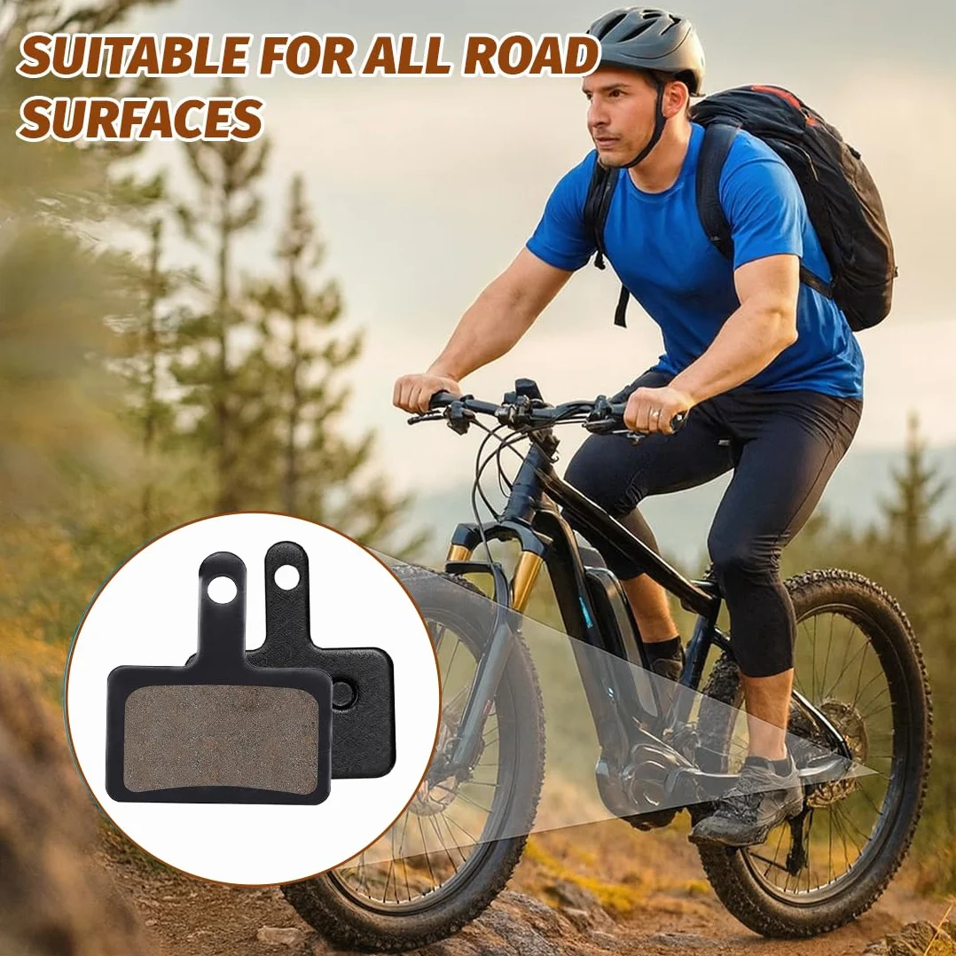 Klocki hamulcowe do roweru MTB Ebike, zamiennik B01s TRP Tektro Deore, hamulce tarczowe, czarne