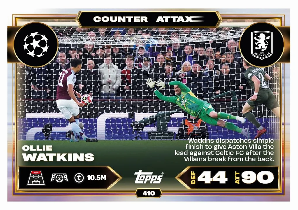 Topps UCC Match Attax 2025/26 – Mega Tin – Spartans – zawiera 45 kart Match Attax Plus 3 ekskluzywne karty Gladiators LE.