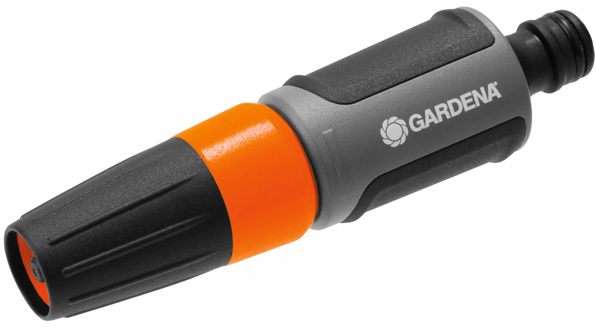 Gardena Pistolet zraszający: Zraszacz prosty z bezstopniową regulacją strumienia, do czyszczenia i zraszania, z funkcją Aquastop i z ochroną przed zamarzaniem, zapakowany (18300-20)