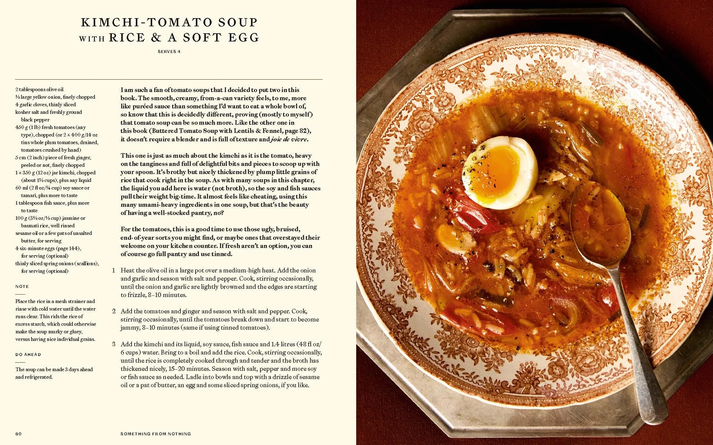 Something from Nothing: A Cookbook