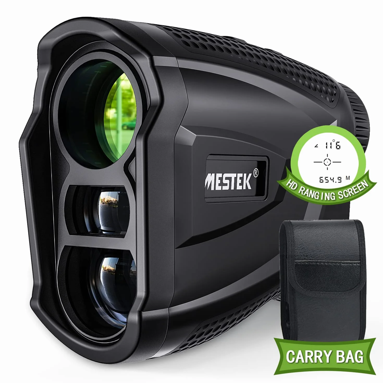 MESTEK Dalmierz Laserowy 656 Jardów z Slope On/Off i 6x Powiększeniem