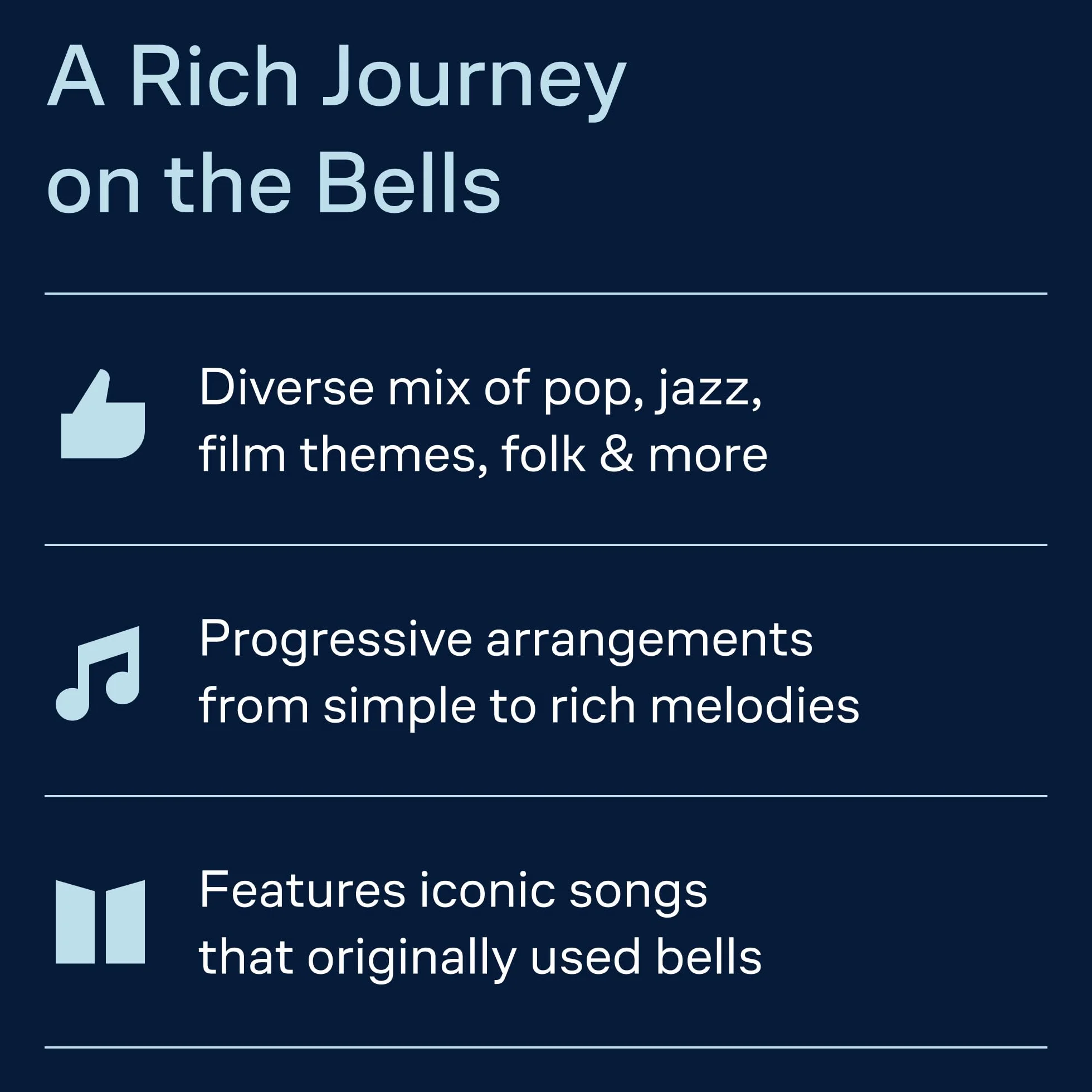 First 50 Songs You Should Play on the Bells/Glockenspiel: A Must-Have Collection of Well-Known Songs, Including Several Bells Features!
