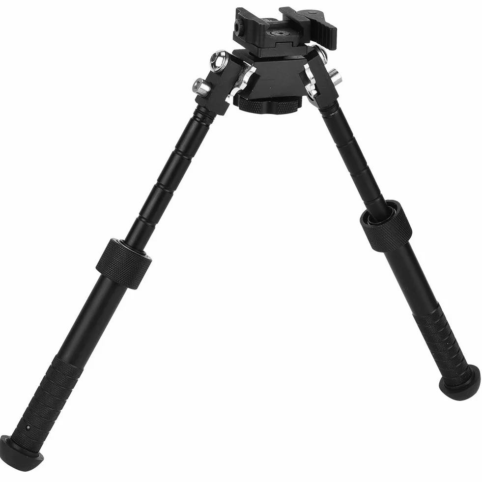 Dwójnóg V8 Shooting 360° Obrotowy Uchwyt Na Karabin CNC Outdoor QD Tactical Picatinny Składany Regulowany 20-23mm Szyna