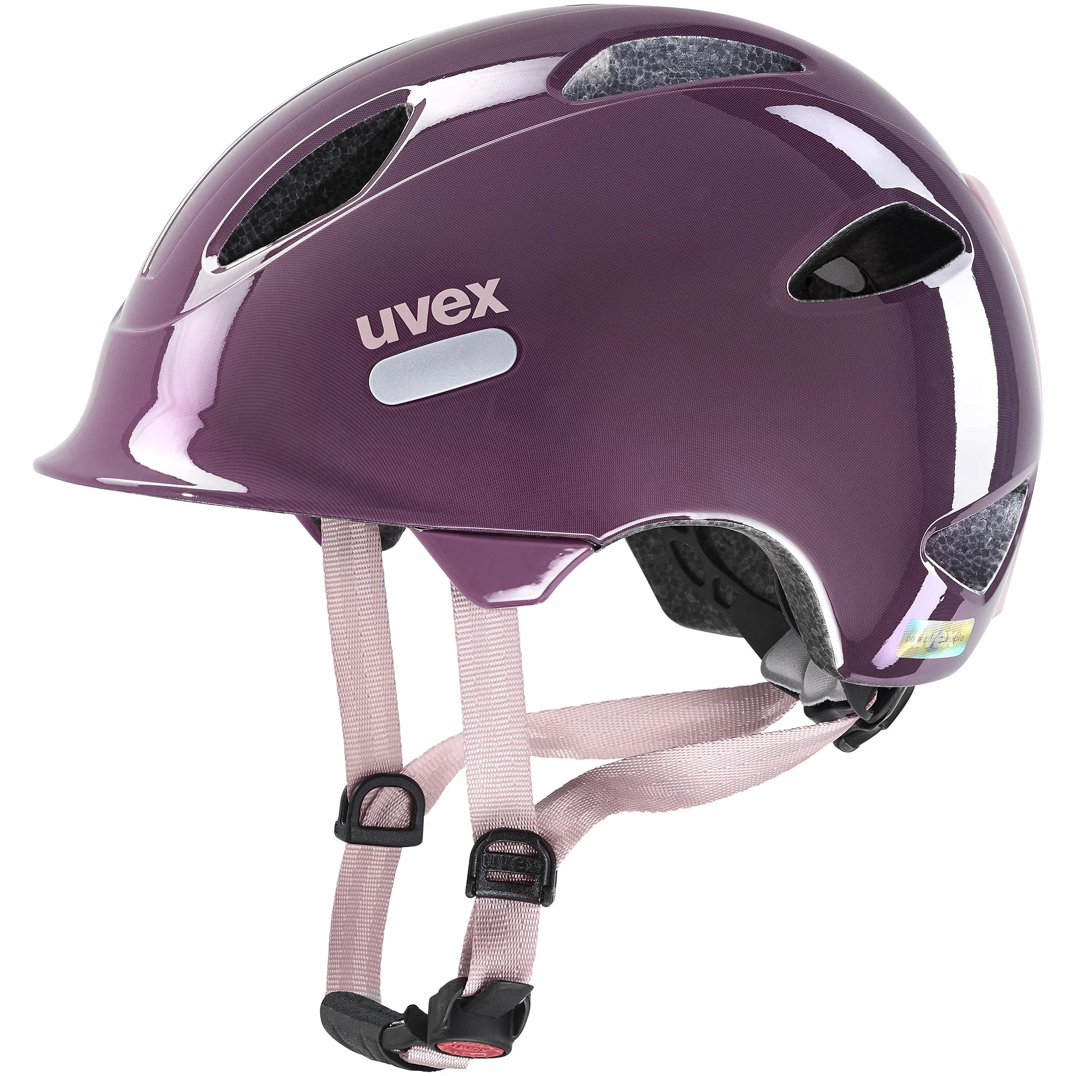 uvex oyo kask rowerowy dla dzieci 50-54 cm plum dust rose