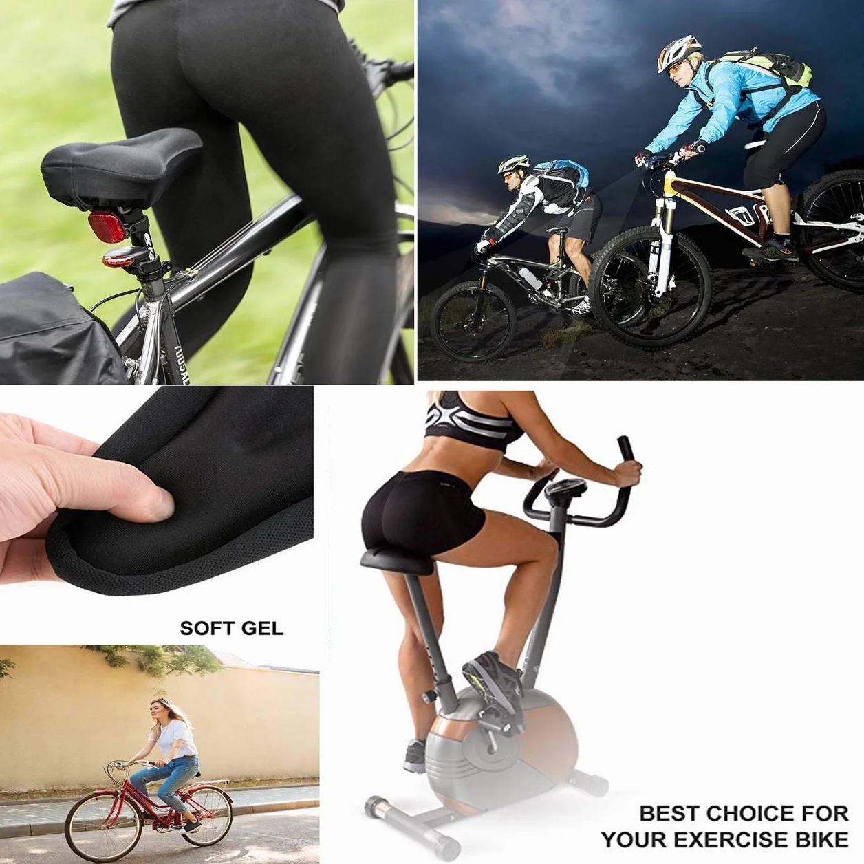 Żelowy pokrowiec na siodełko rowerowe do rowerów górskich