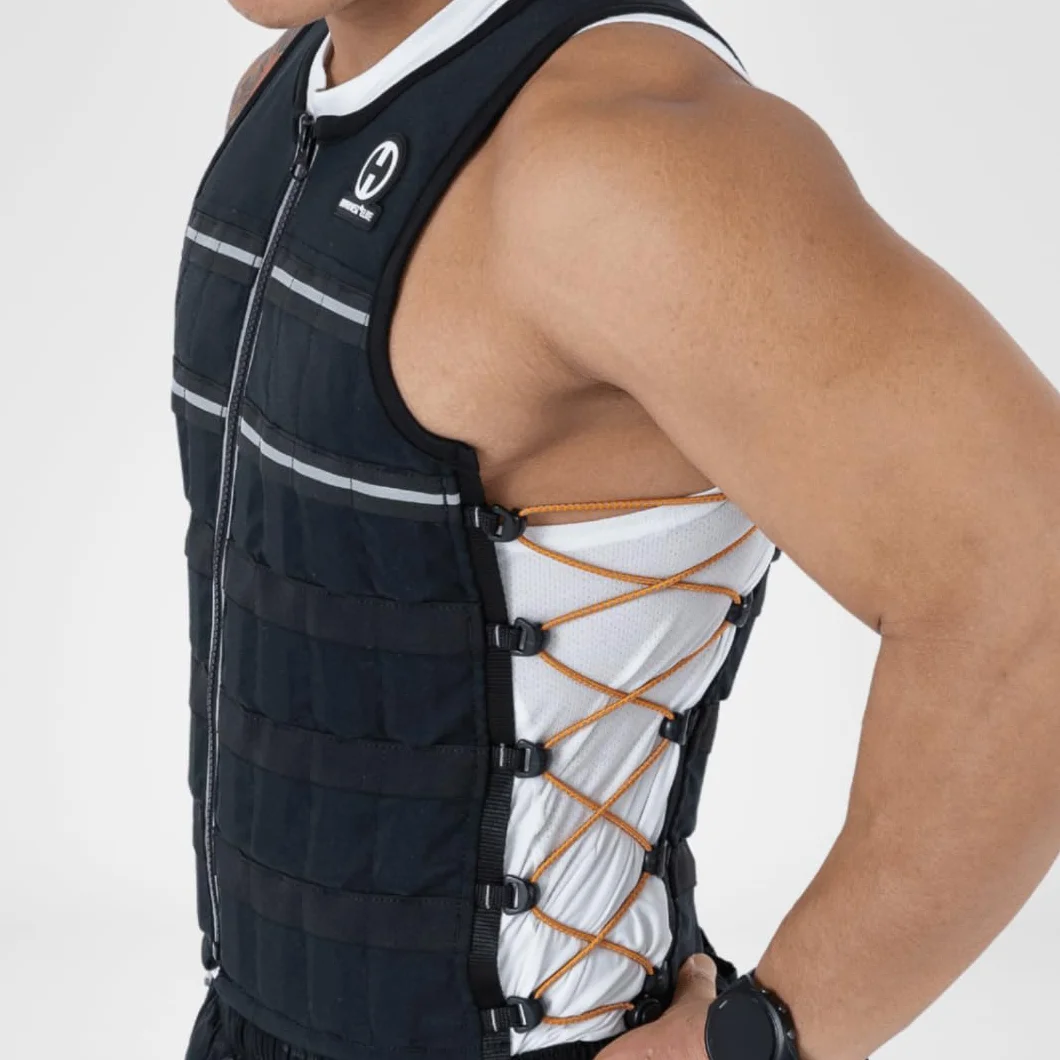Hyperwear Hyper Vest ELITE kamizelka obciążeniowa CORDURA® zamek błyskawiczny stalowe obciążniki do biegania