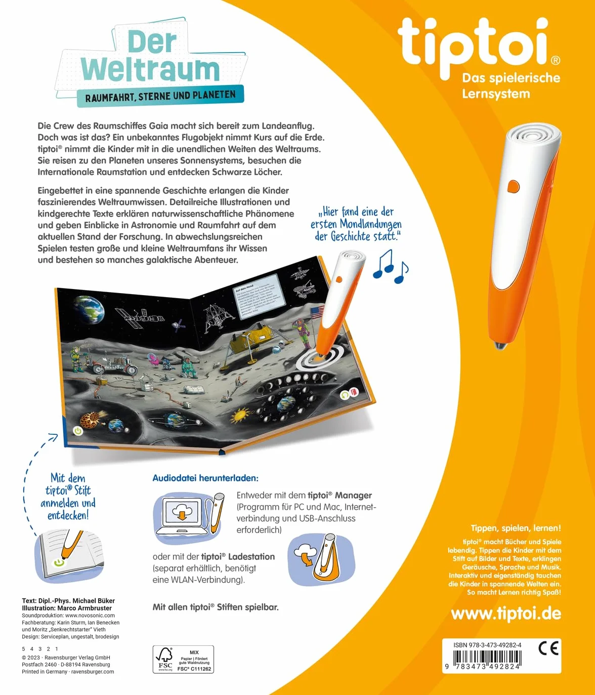 tiptoi® - Der Weltraum: Raumfahrt, Sterne und Planeten