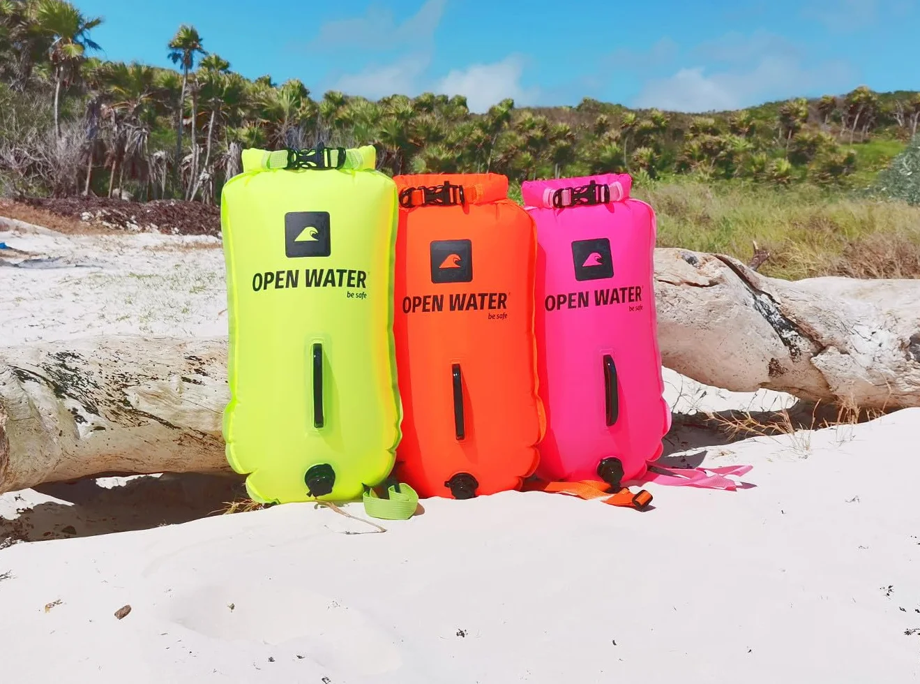 OPENWATER dmuchana boja do pływania XL 28L pomarańczowa