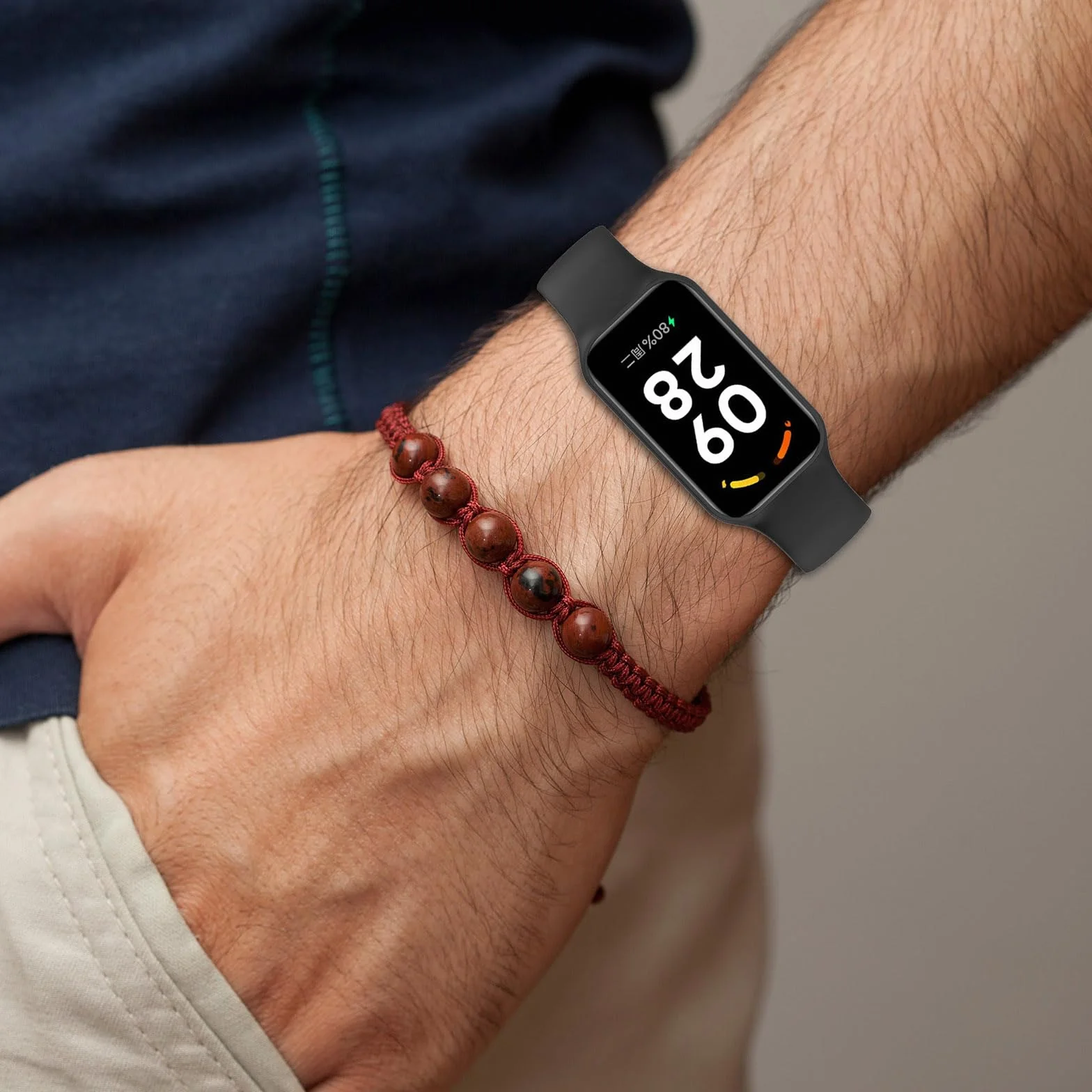 Xiaomi Smart Band 8 Active Redmi Band 2 Kompatybilna Bransoletka Silikonowy Pasek Wymienny