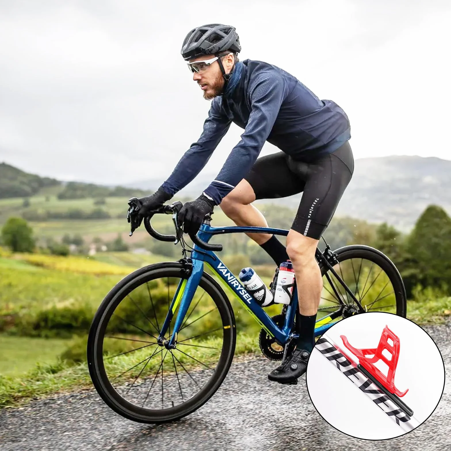 Adapter do rowerowego uchwytu na butelki, 2 sztuki, uchwyt na butelkę, podstawa montażowa koła B, regulowany uchwyt klatki do małych geometrii ramy, do rowerów MTB, wyścigowych, górskich