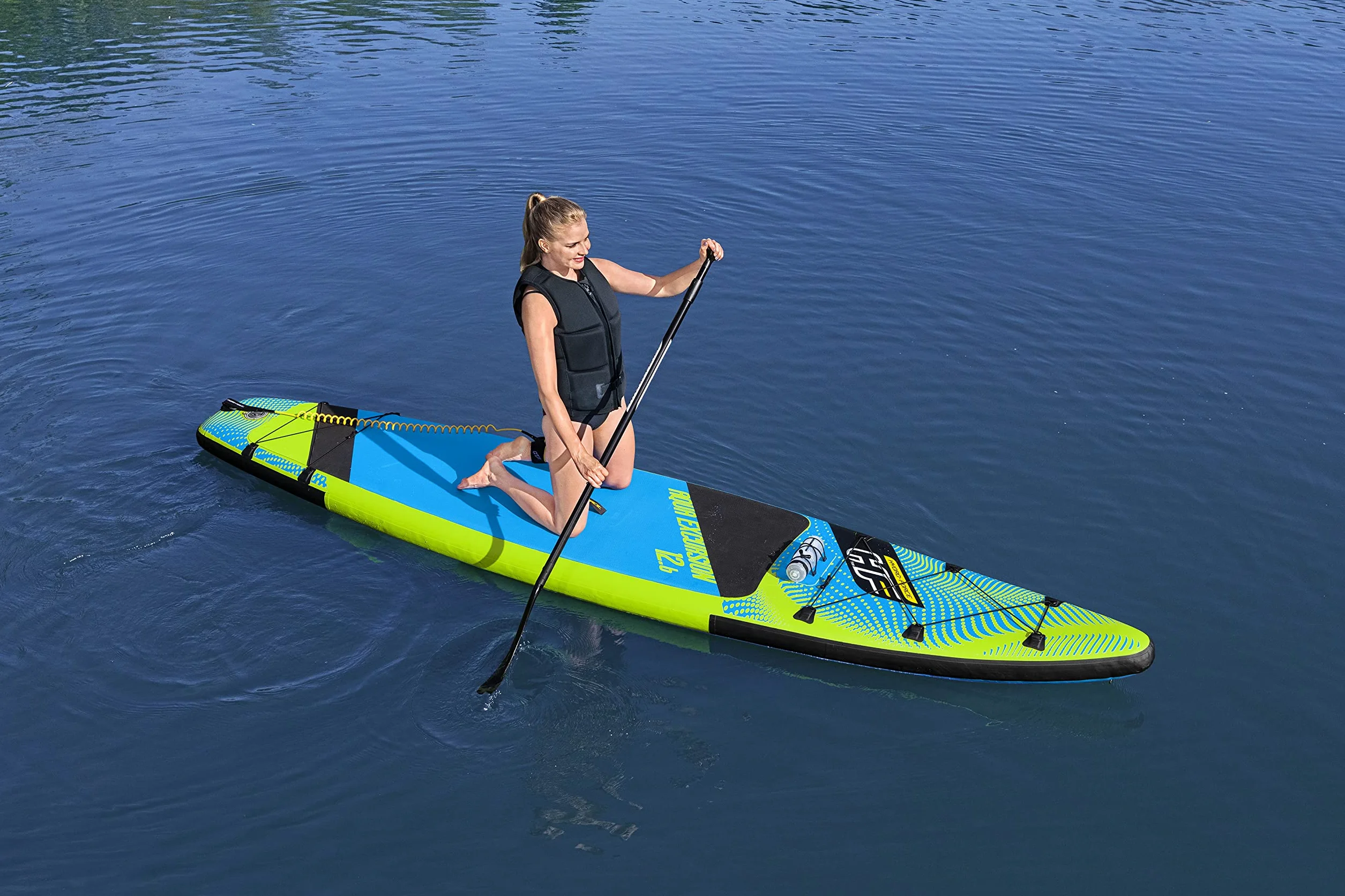Bestway Hydro-Force Aqua Excursion Tech nadmuchiwany zestaw desek SUP z pompką ręczną, plecakiem