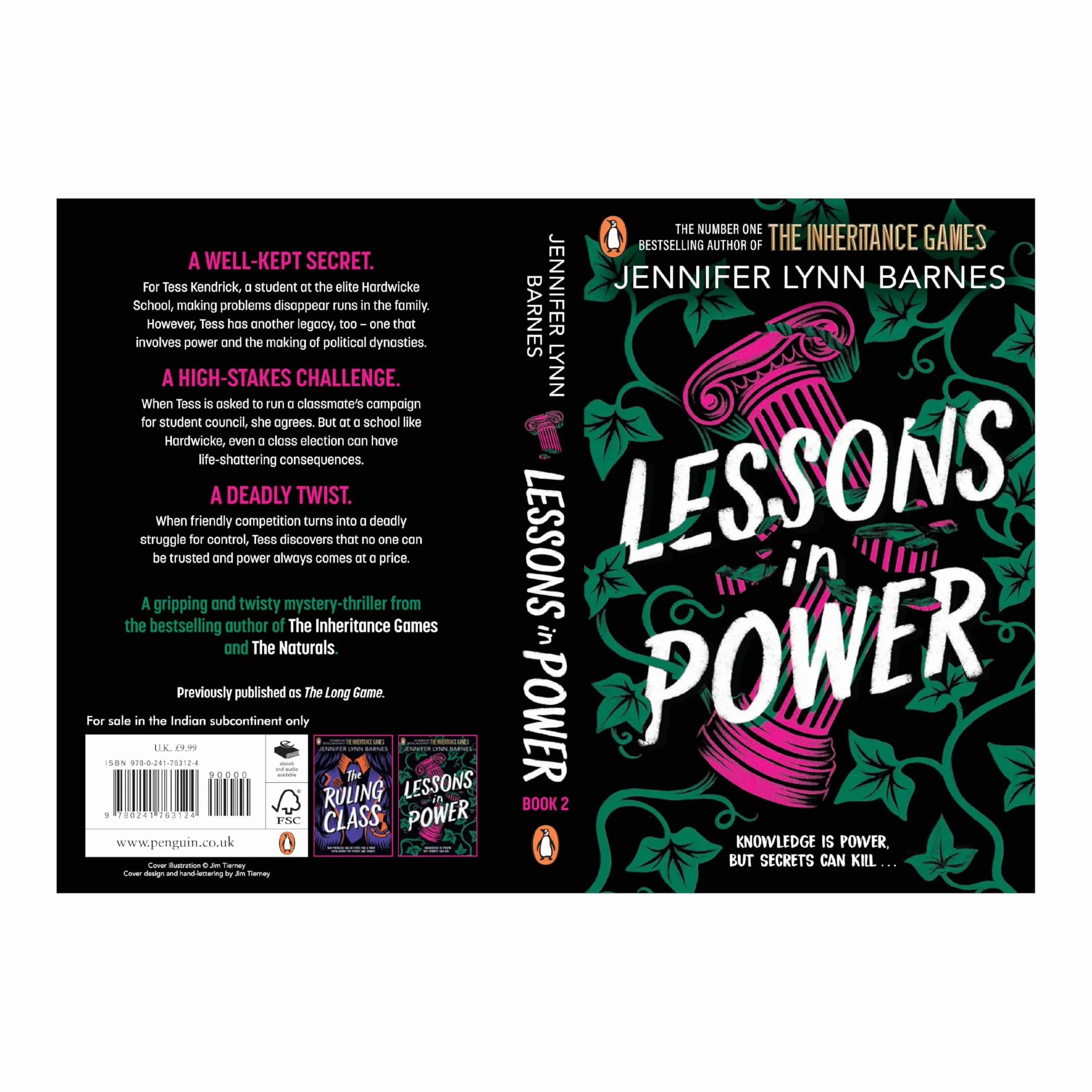 Lessons in Power: Book 2 in the gripping mystery thriller duology from the author of The Inheritance Games