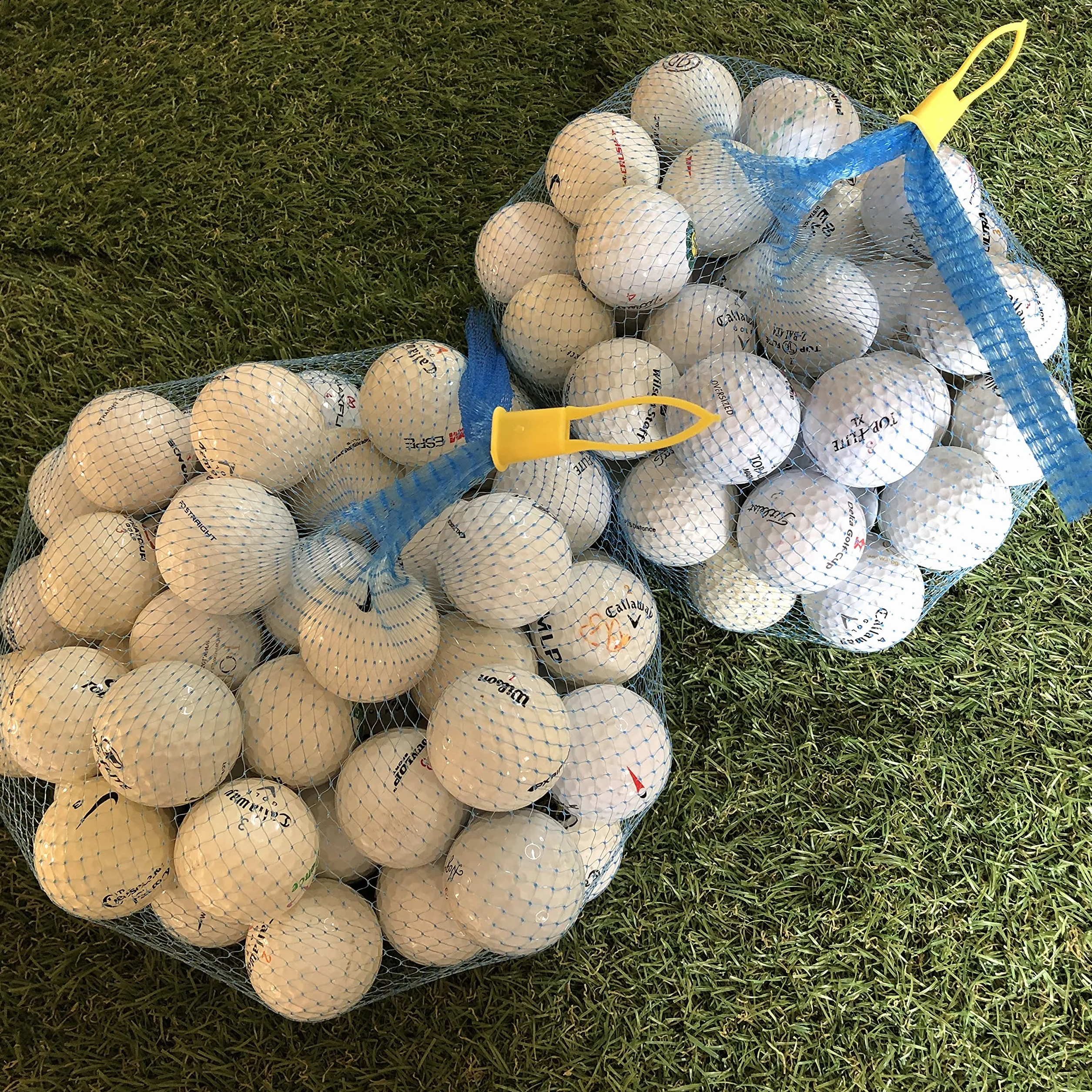100 Lakeballs / Mieszanka piłek do crossgolfa, Titleist, Callaway, Nike, Bridgestone i inne.
