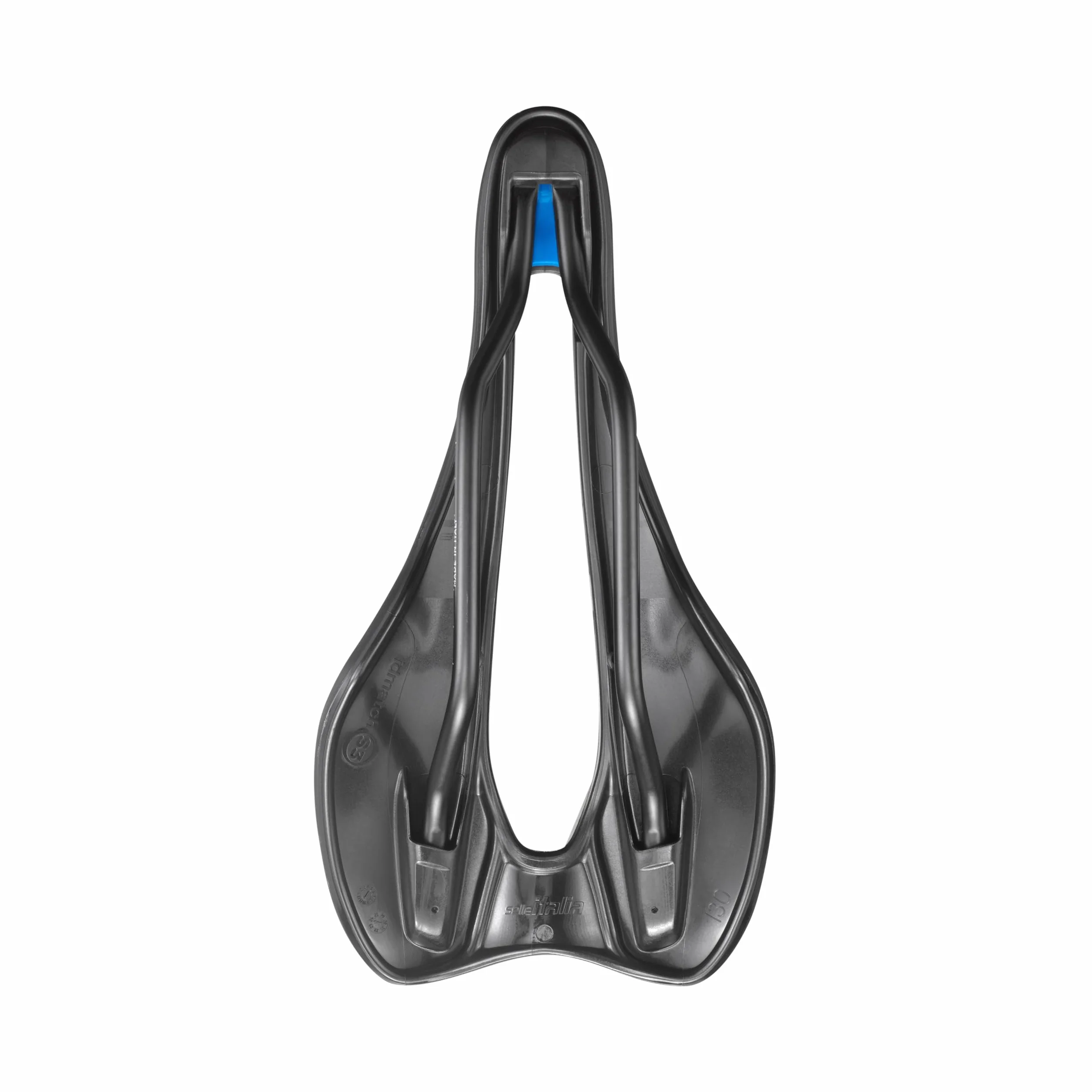 Selle Italia SLR Boost KC TM Superflow – Siodełko Szosowe, Klasyczny Design SLR, Rama Stal Chromowo-Manganowa, Anatomiczny Otwór
