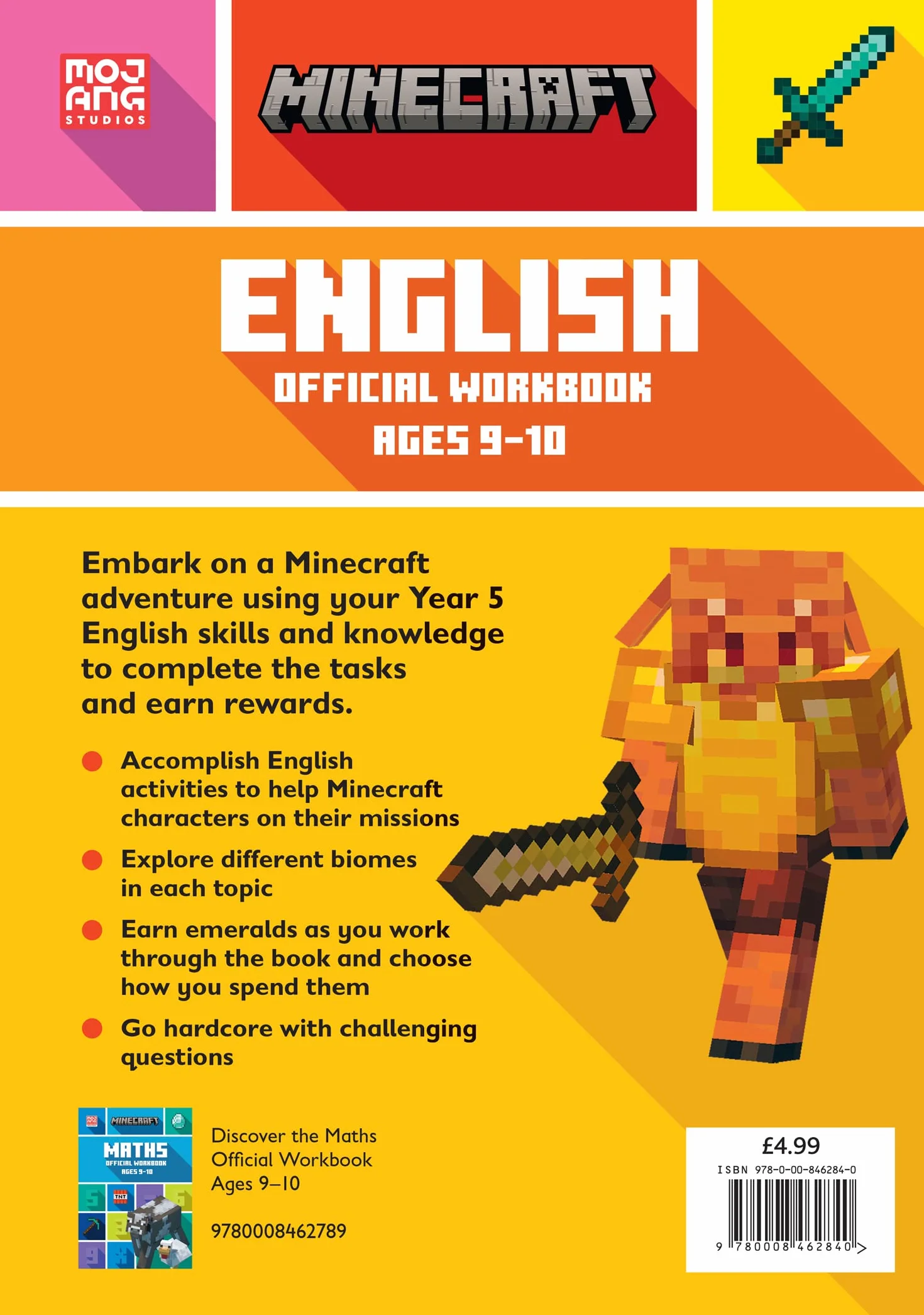 Minecraft English Ages 9-10: Official Workbook