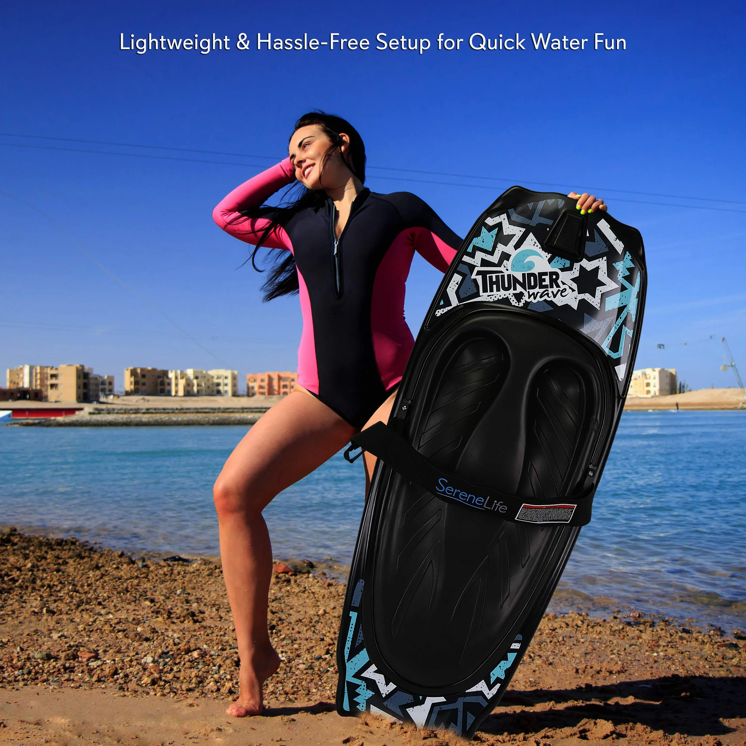 SereneLife SLKB10 Serene Life - Thunder Wave Water Sport Knee Board