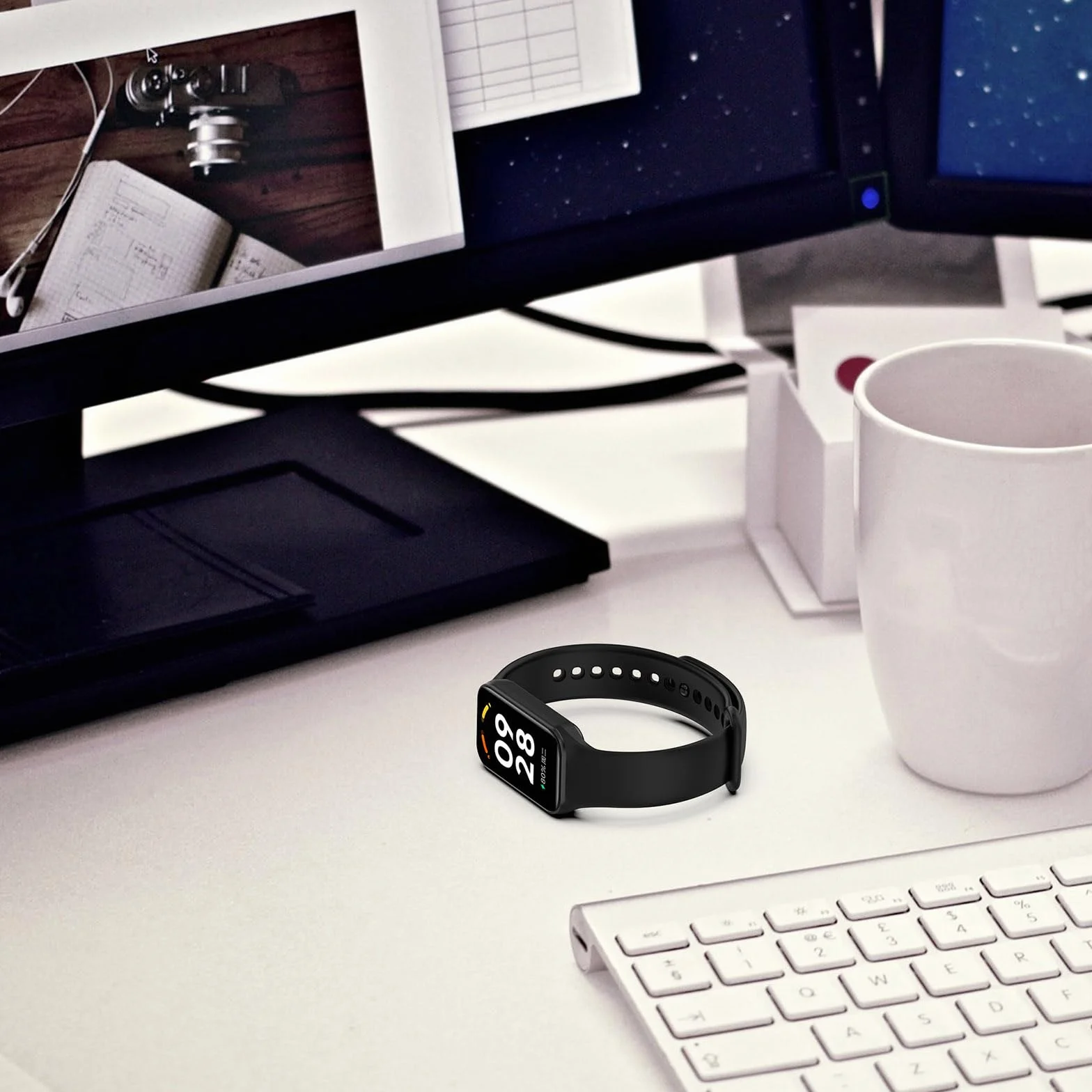 Xiaomi Smart Band 8 Active Redmi Band 2 Kompatybilna Bransoletka Silikonowy Pasek Wymienny