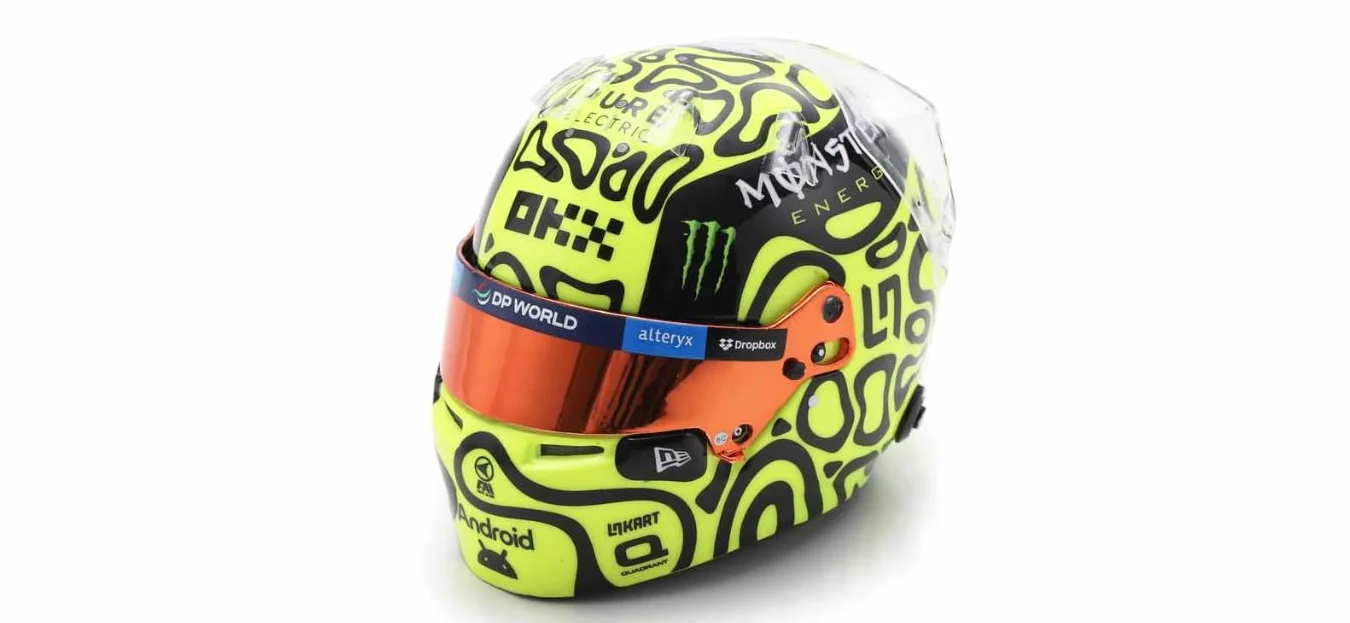 Bell Spark F1 McLaren Team Lando Norris Mini Kask Skala 1/5 Edycja Specjalna 2024