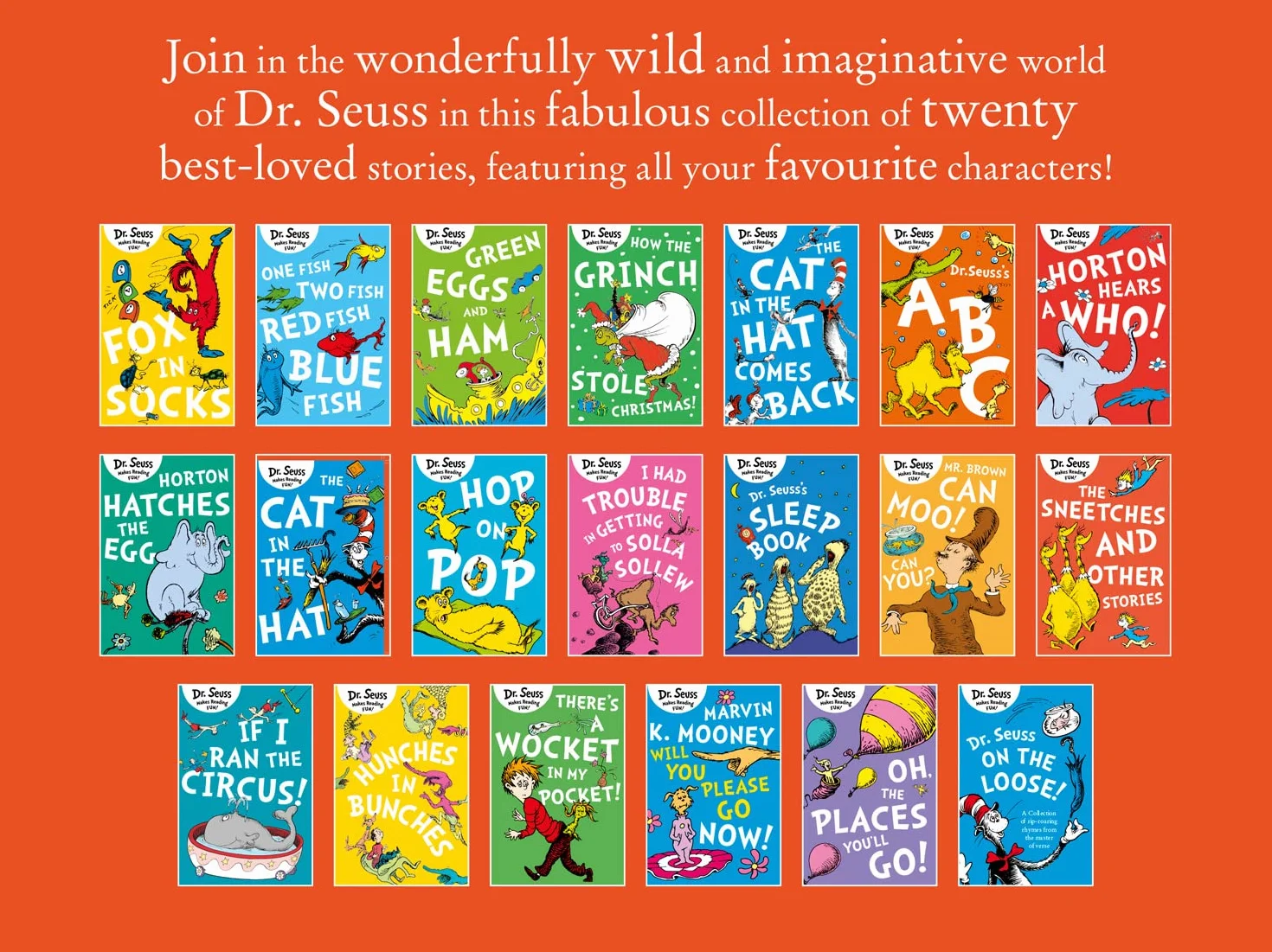 The Wonderful World of Dr. Seuss: A classic collection of illustrated stories from award-winning Dr.Seuss – the perfect gift for kids and adults alike!
