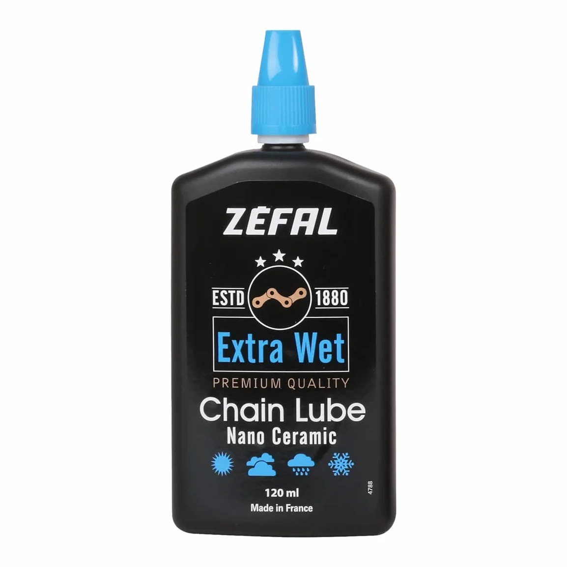 ZEFAL Extra Wet, Lubo per Catena in Ceramica. Unisex-Adulto, Nero, 125ml