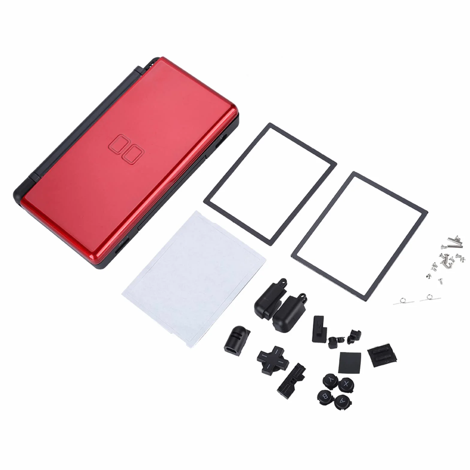 Zestaw wymienny obudowy do DS Lite-Kompletne części naprawcze, obudowa wymienna obudowa do DS Lite (czerwona)