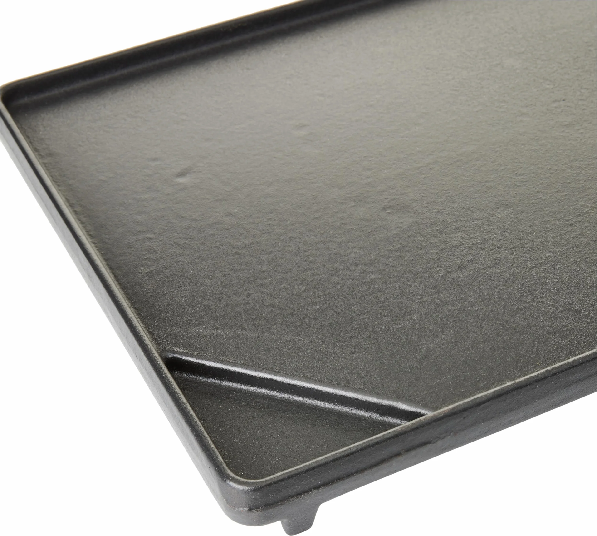 Char-Broil 140 515 - Żeliwna patelnia z palnikiem bocznym (plancha)., czarna, 37 x 25,4 x 2 cm