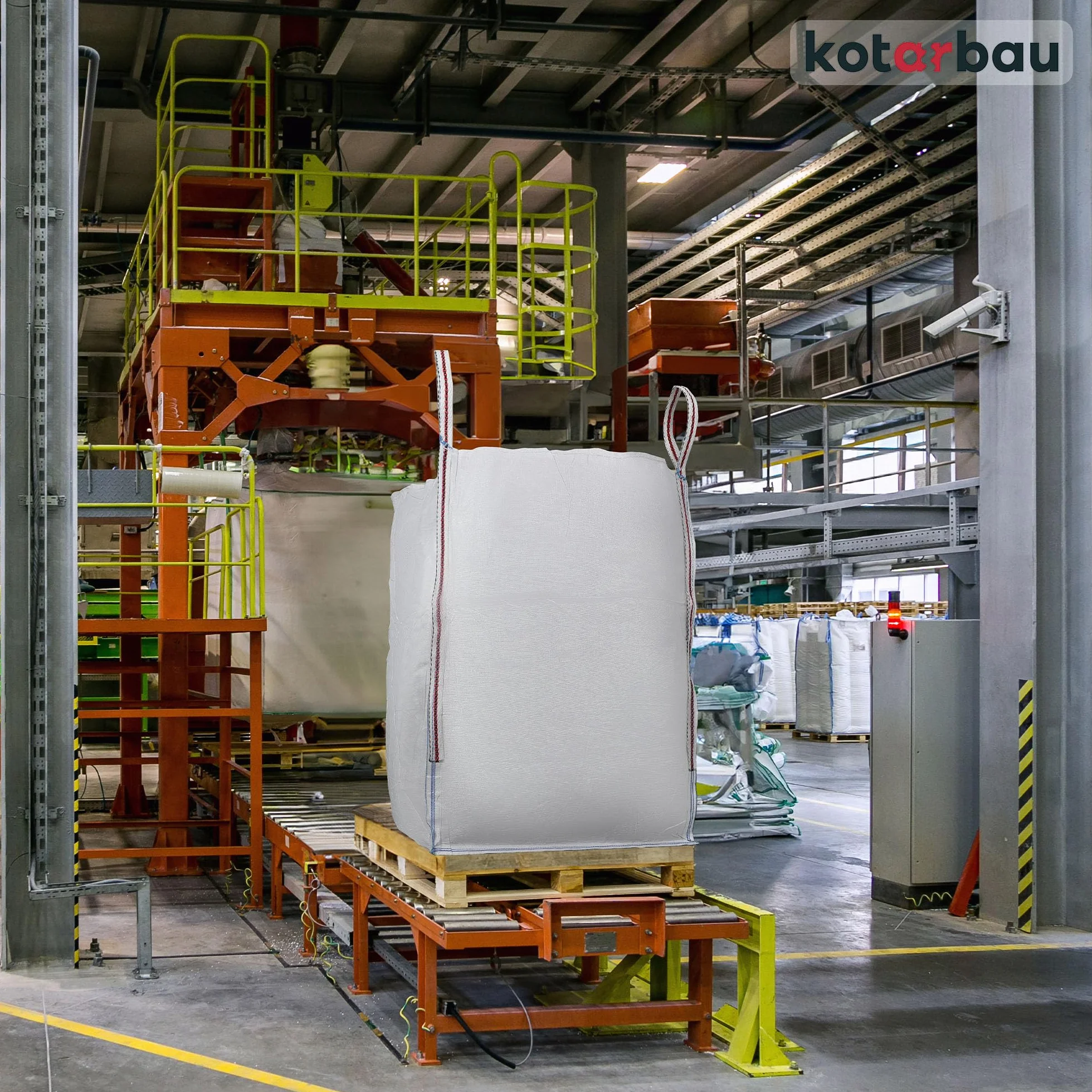 KOTARBAU 2 szt. Big Bag worki na odpady ogrodowe, 90 x 90 x 120 cm, stabilne, otwarte, 1000 kg, PP do dużych obciążeń, worek na odpady ogrodowe, worki na odpady, budowlane akcesoria ogrodowe