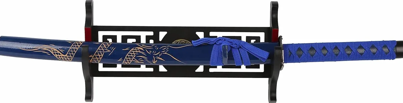 Uchwyt na miecz Katana naścienny - 1-poziomowa ikona Tai Chi aksamitna wyściełana katana uchwyt na miecz samurajski stojak ekspozycyjny różdżka miecz świetlny Wakizashi miecz stojak