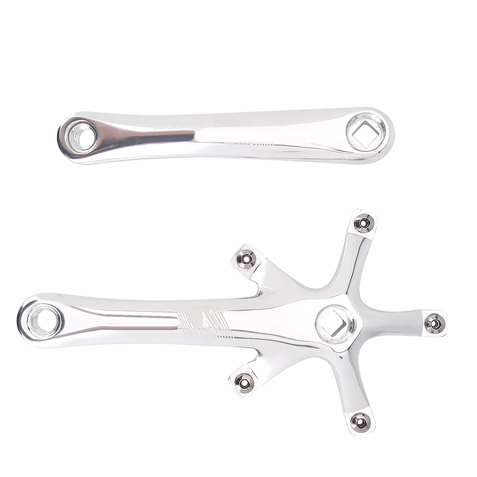 Mechanizm Korbowy Aluminiowy 170 mm do Roweru Górskiego i Szosowego, Zestaw Korba Lewa i Prawa
